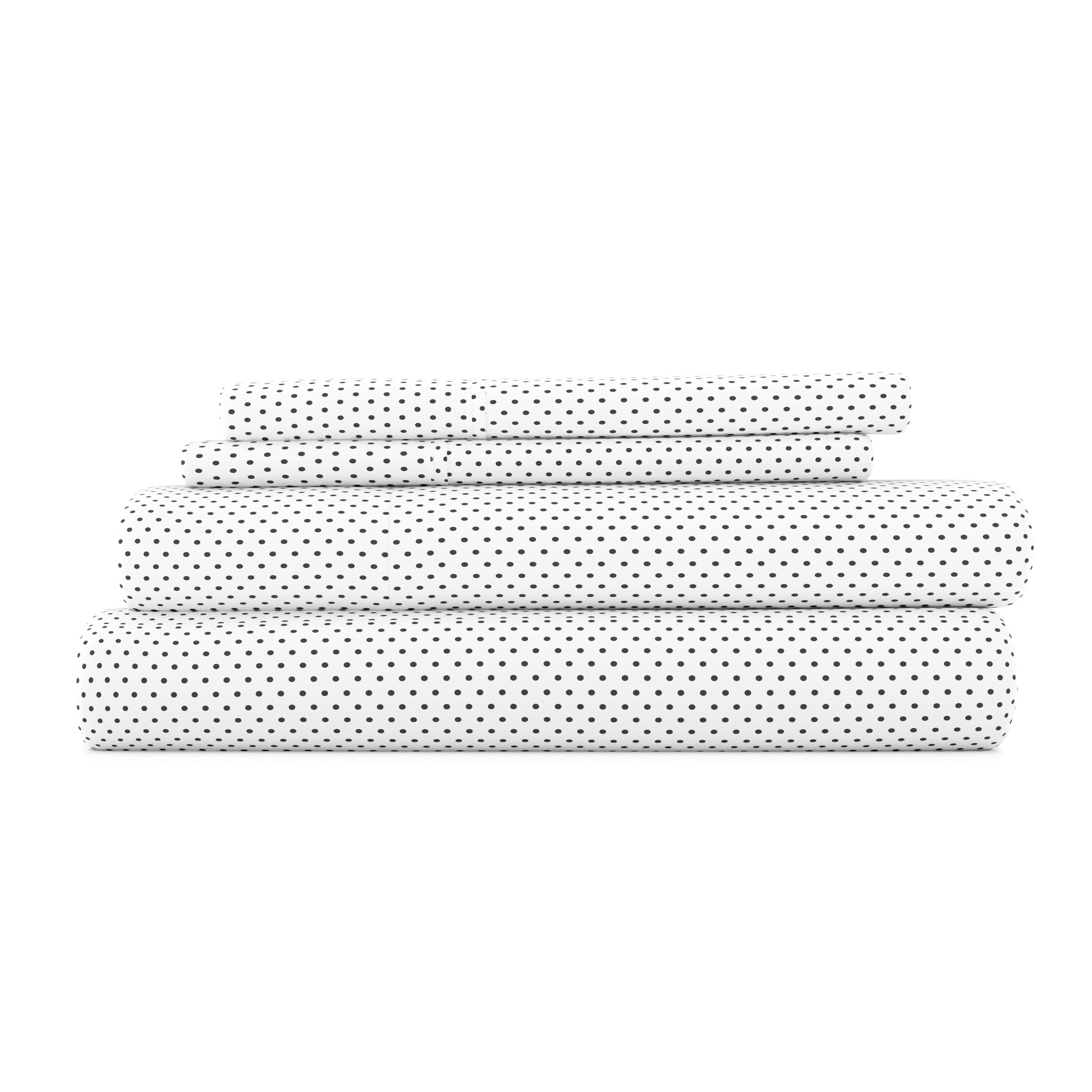 Stippled Pattern 4-Piece Sheet Set