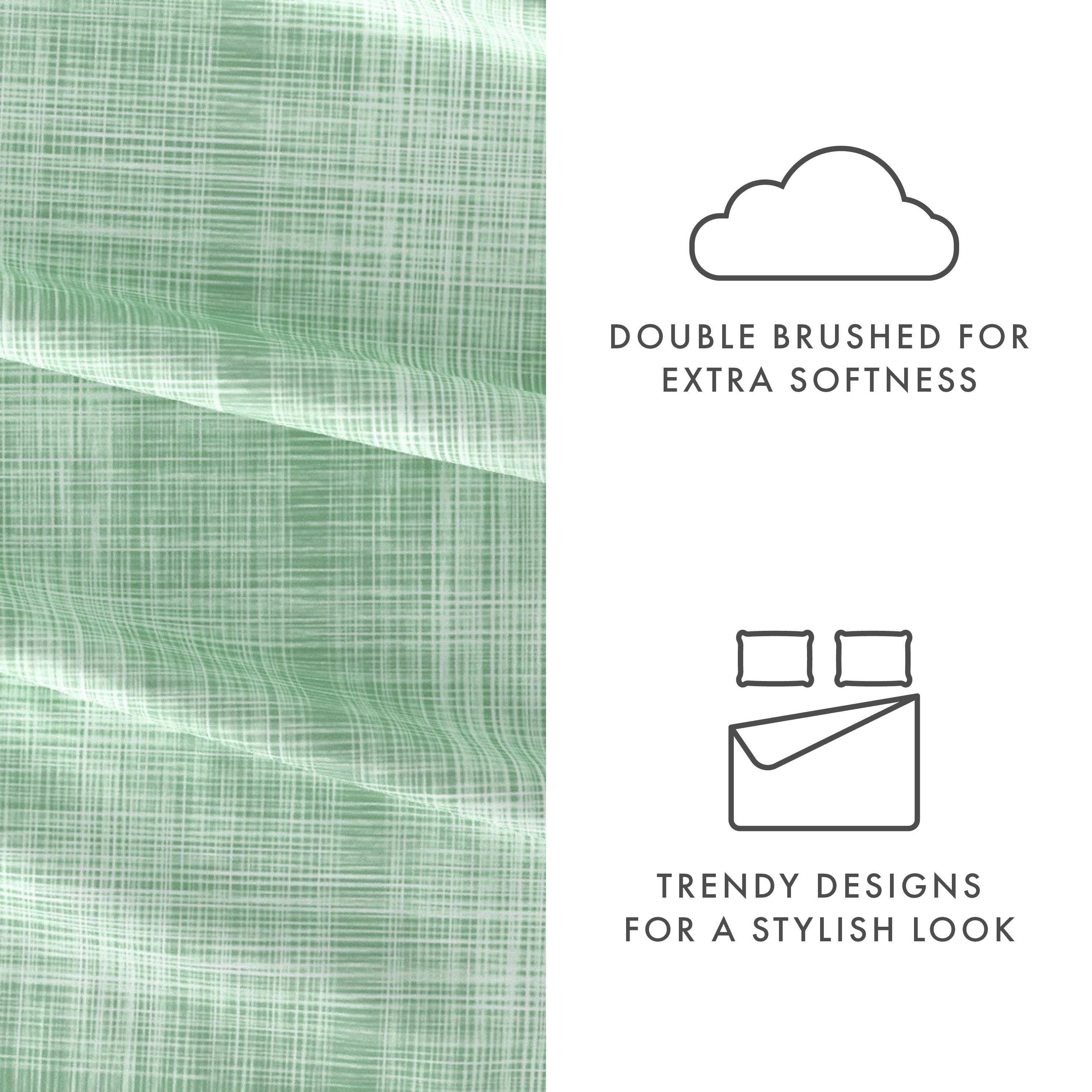 Thatch Pattern 4-Piece Sheet Set