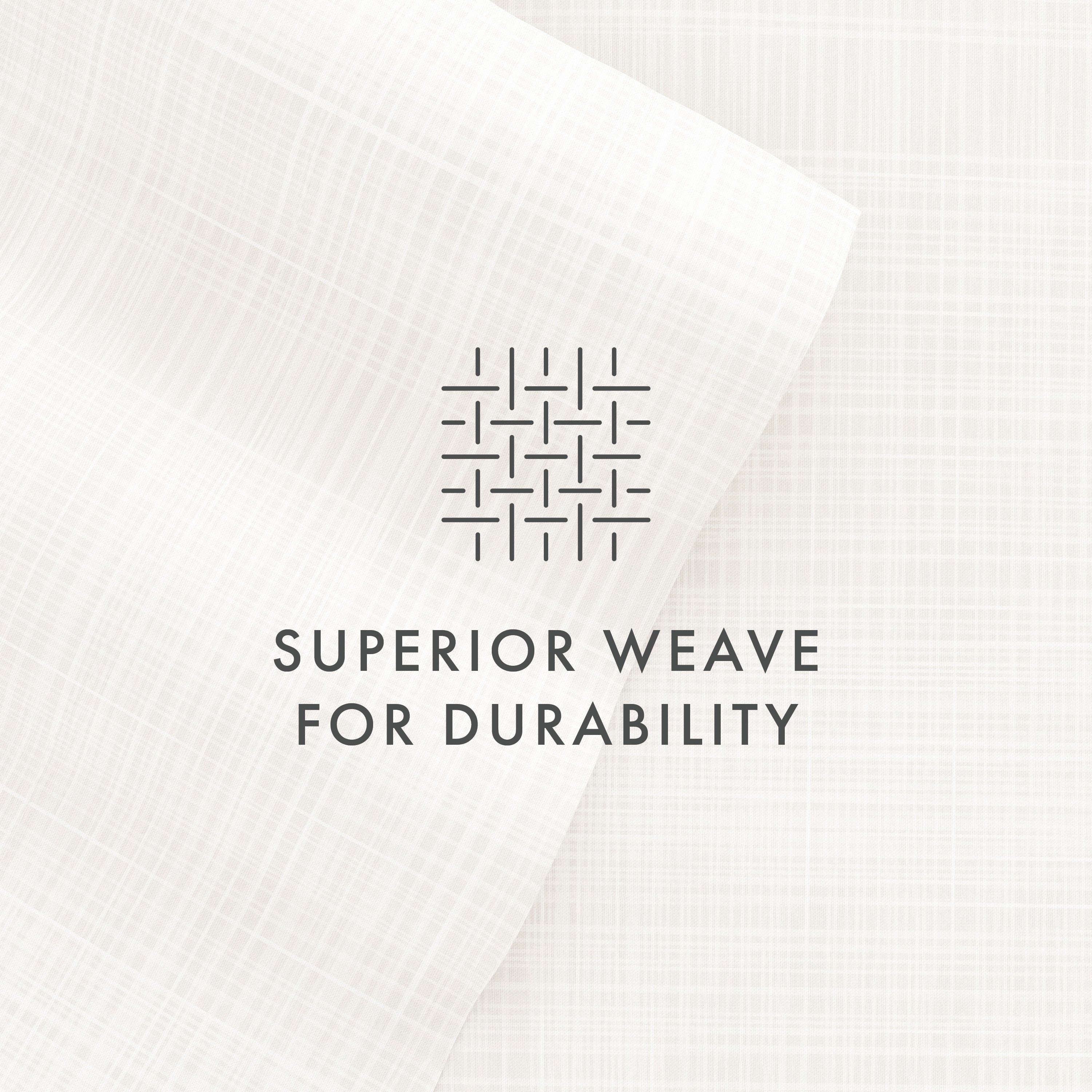 Thatch Pattern 4-Piece Sheet Set