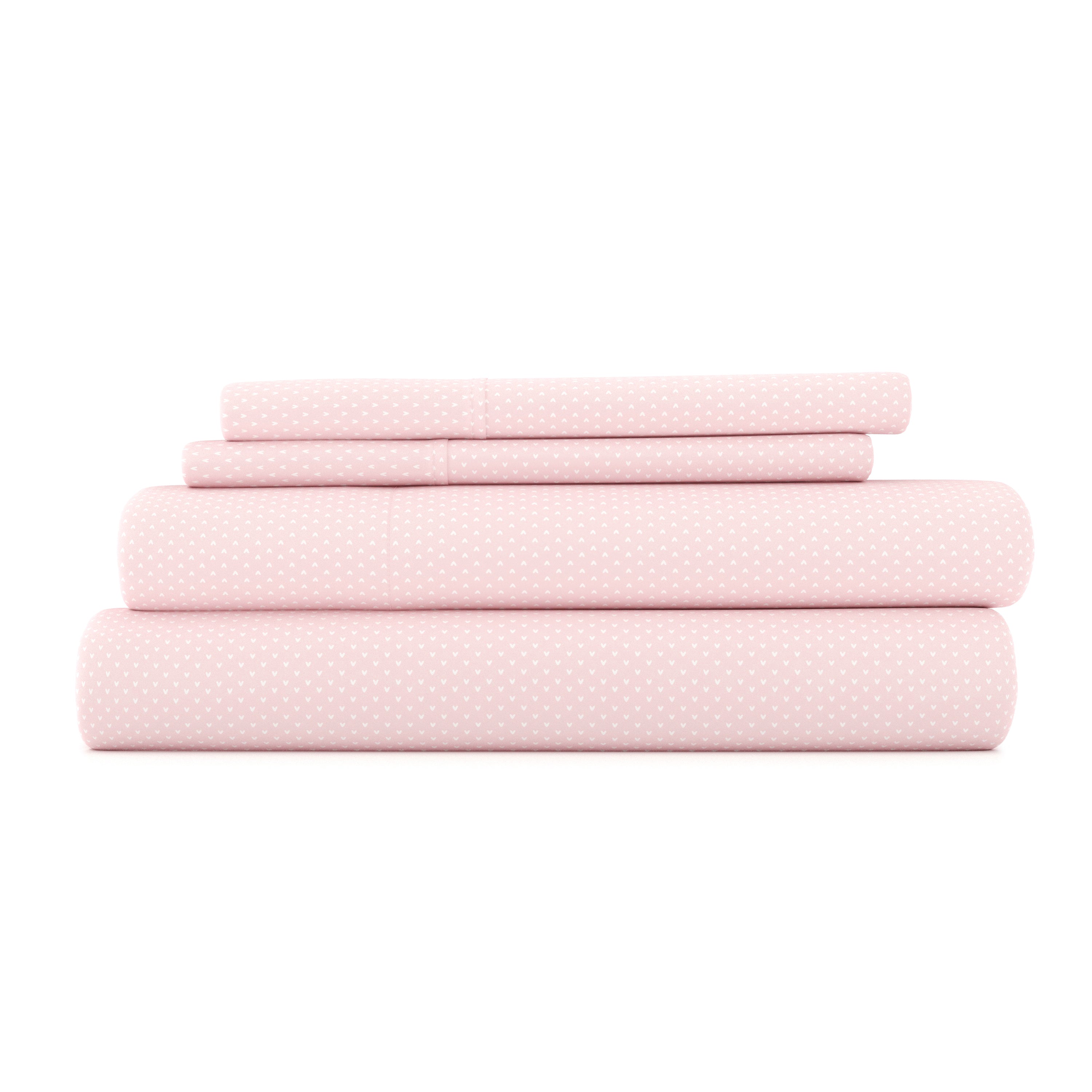 My Heart Pattern 4-Piece Sheet Set