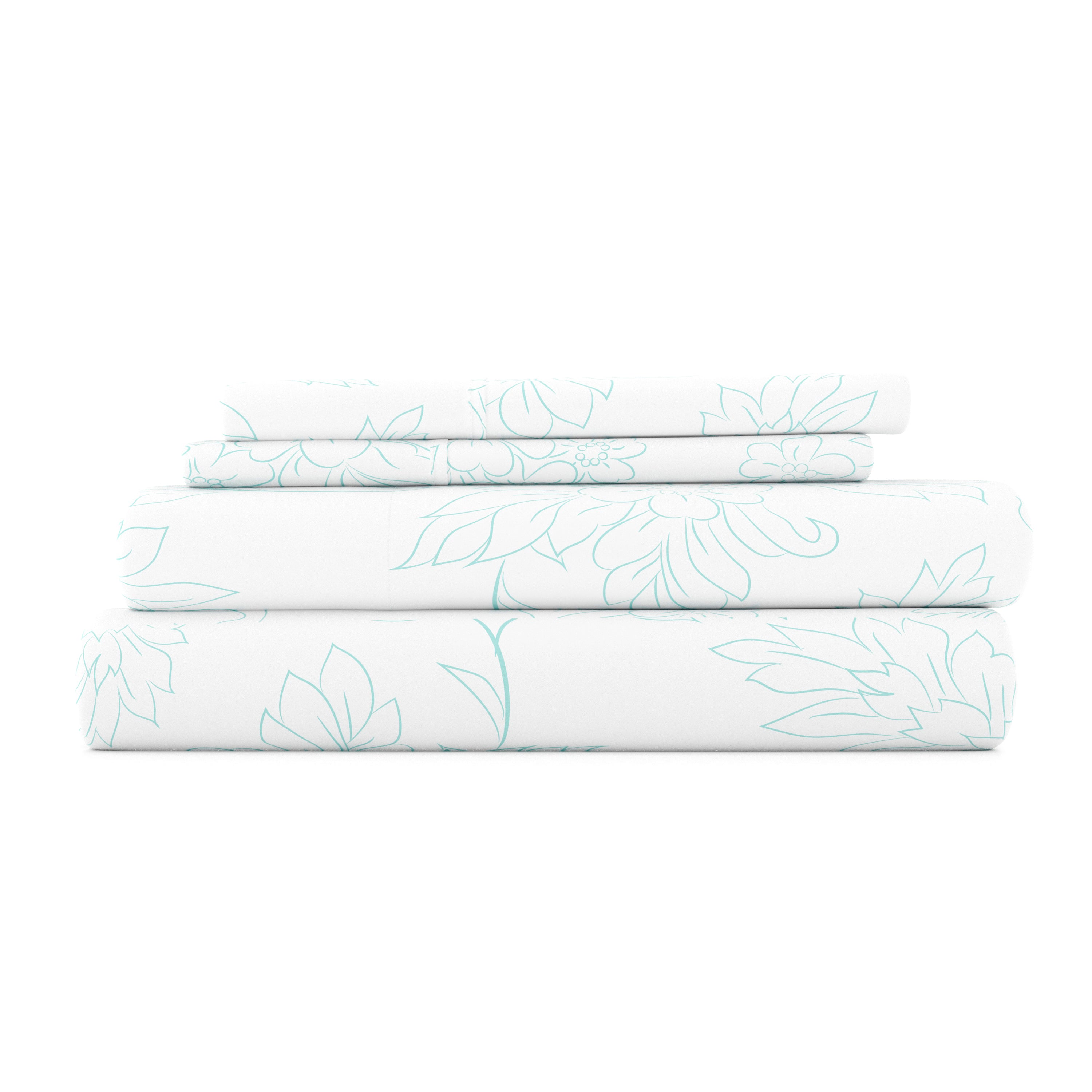 Vines Pattern 4-Piece Sheet Set