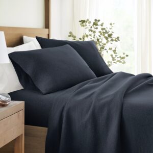 Jersey Knit 4-Piece Cotton Sheet Set