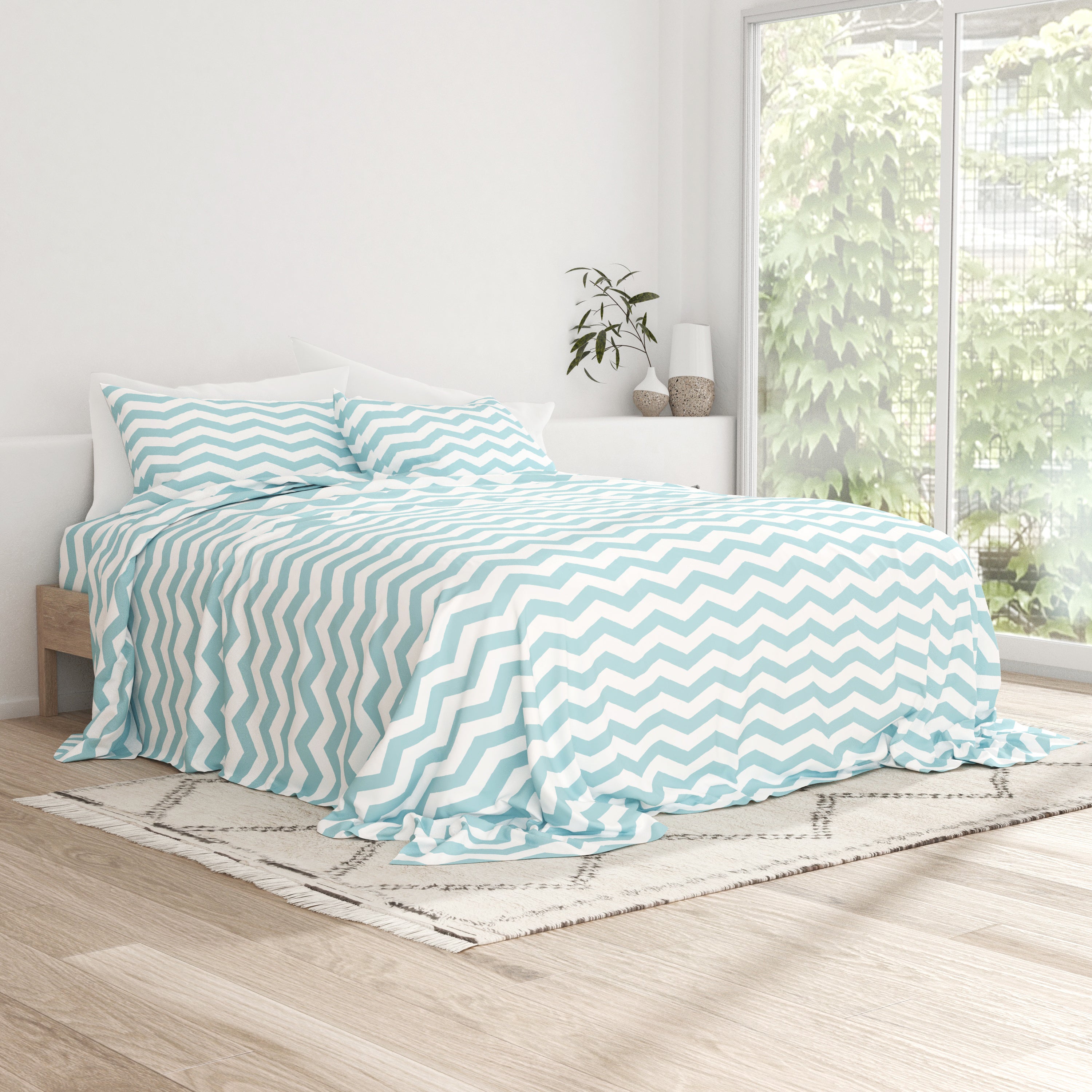 Arrow Pattern 4-Piece Sheet Set
