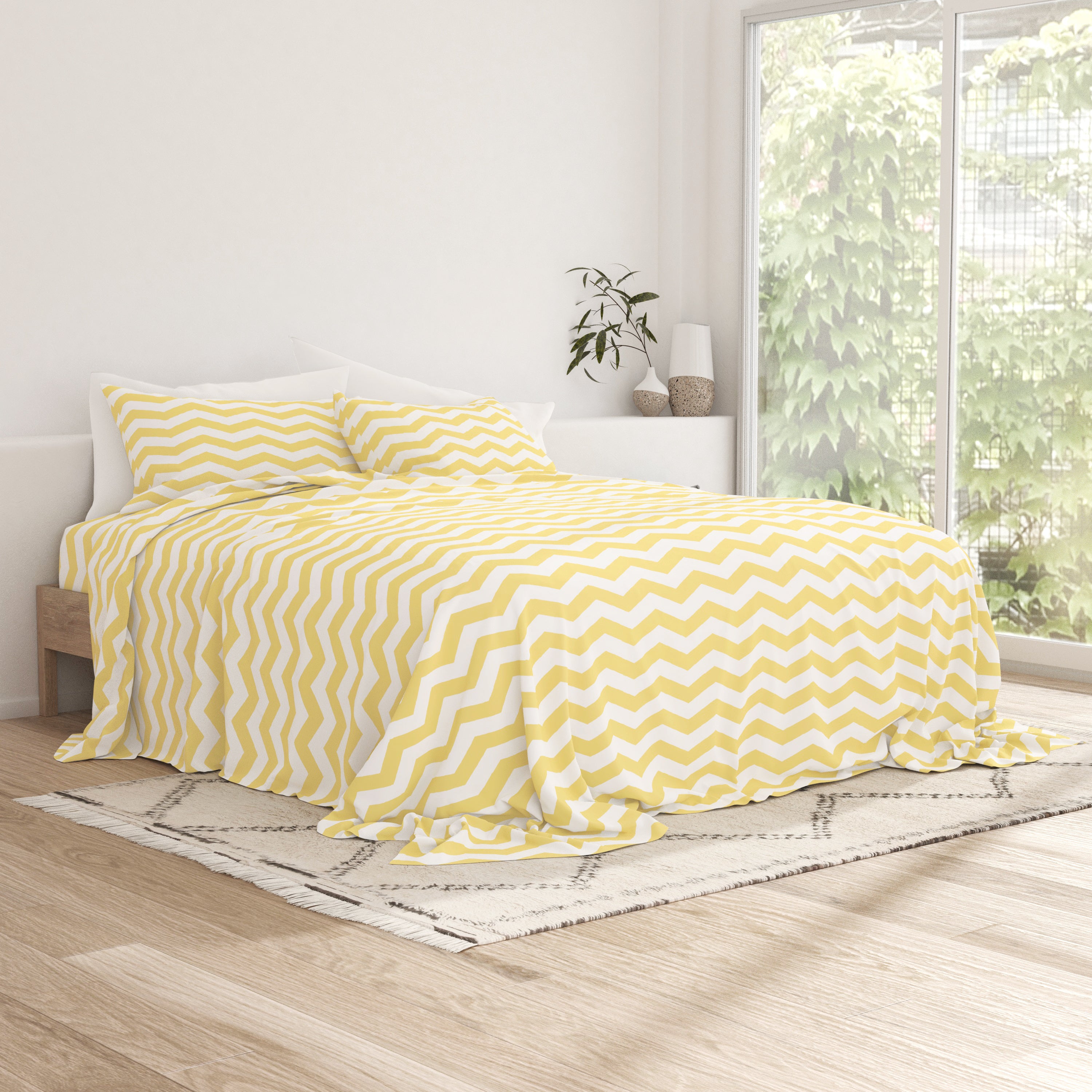 Arrow Pattern 4-Piece Sheet Set