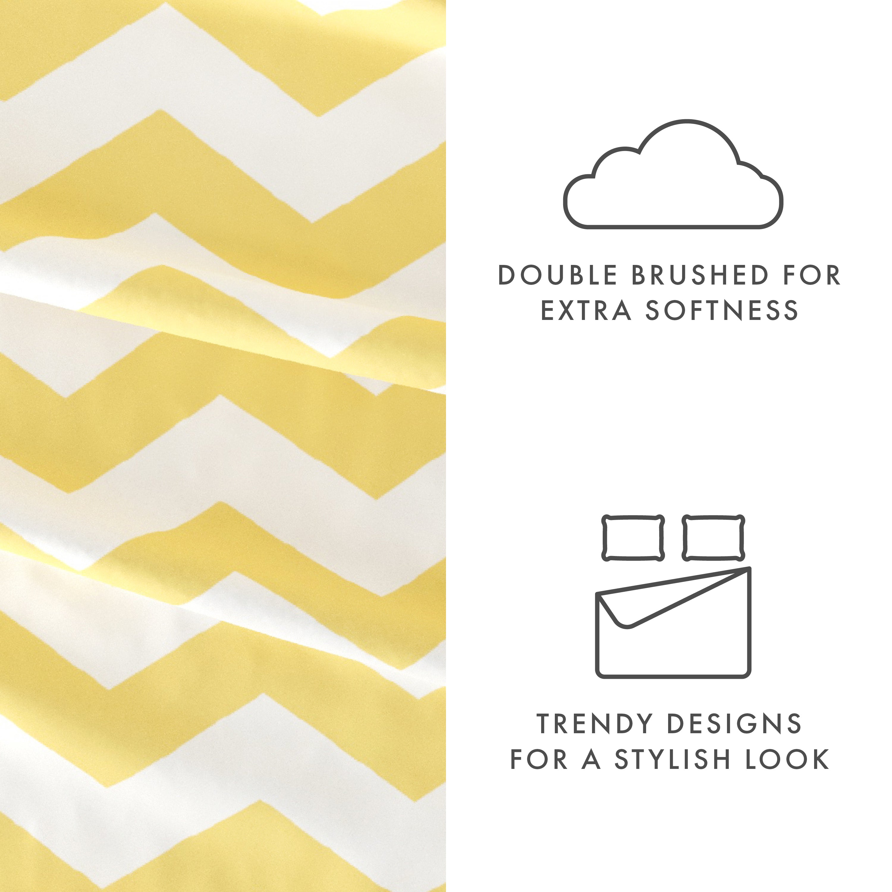 Arrow Pattern 4-Piece Sheet Set