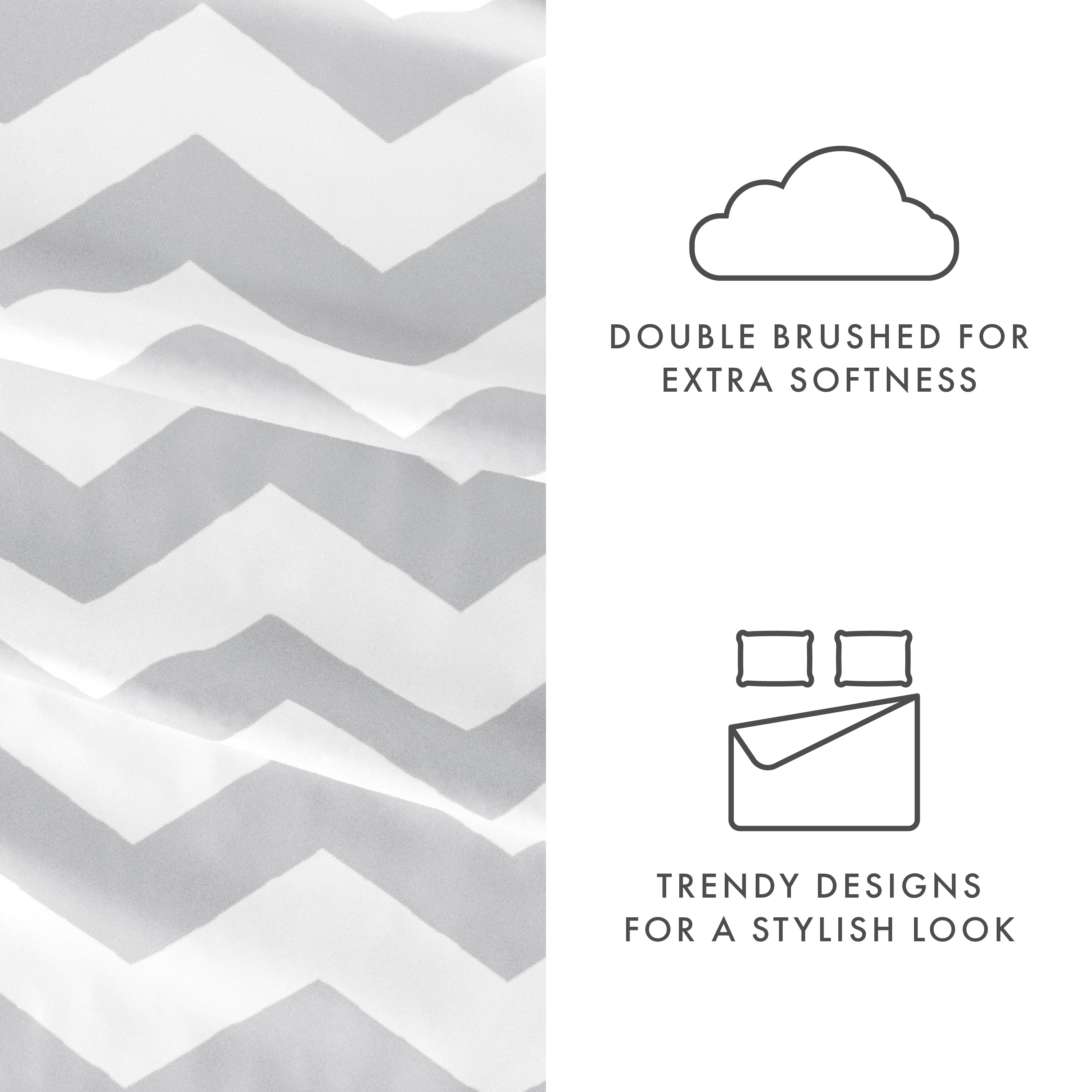 Arrow Pattern 4-Piece Sheet Set