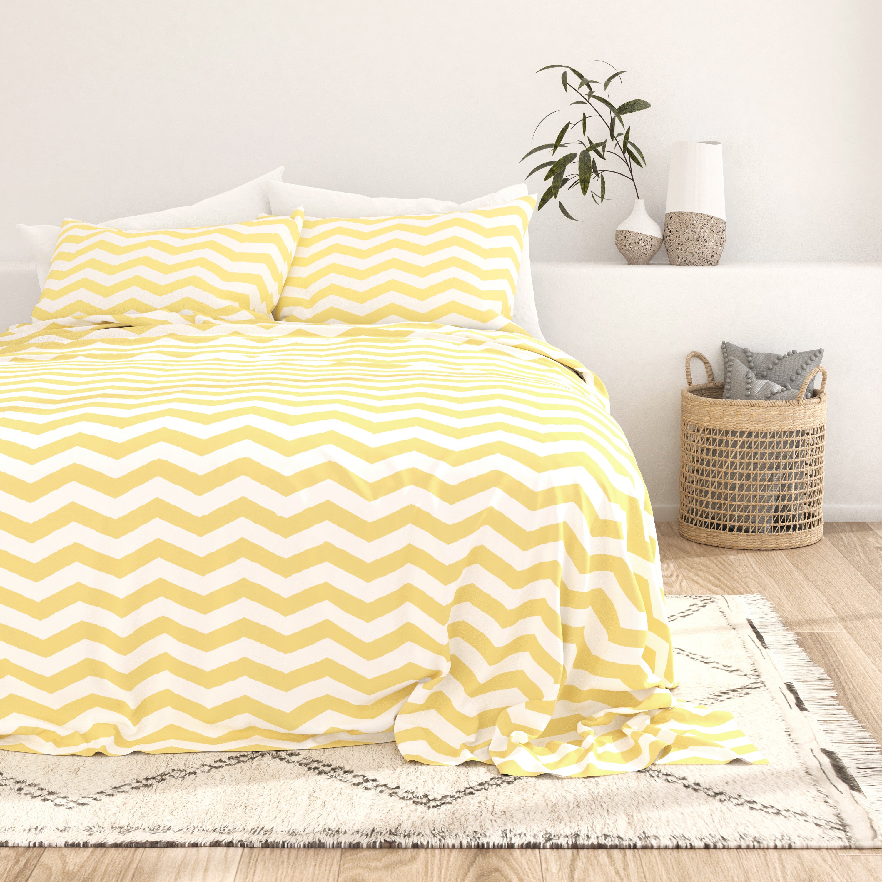 Arrow Pattern 4-Piece Sheet Set
