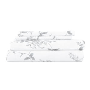 Sylvan Rose 4-Piece Flannel Sheet Set