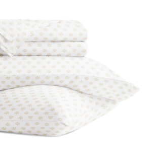 Moon Daisies 4-Piece Long Staple Cotton Sheet Set