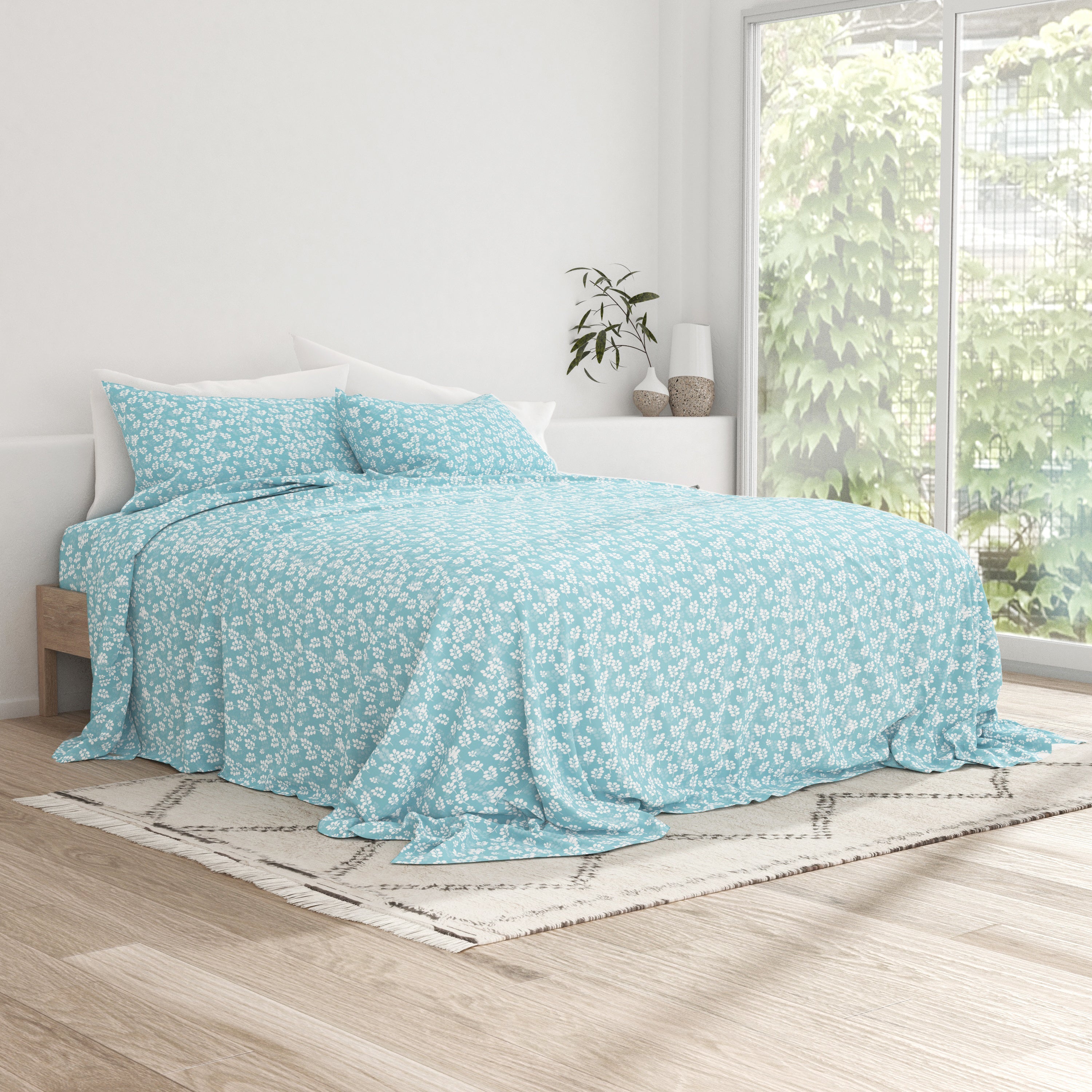 Wheatfield Pattern 4-Piece Sheet Set - Sale
