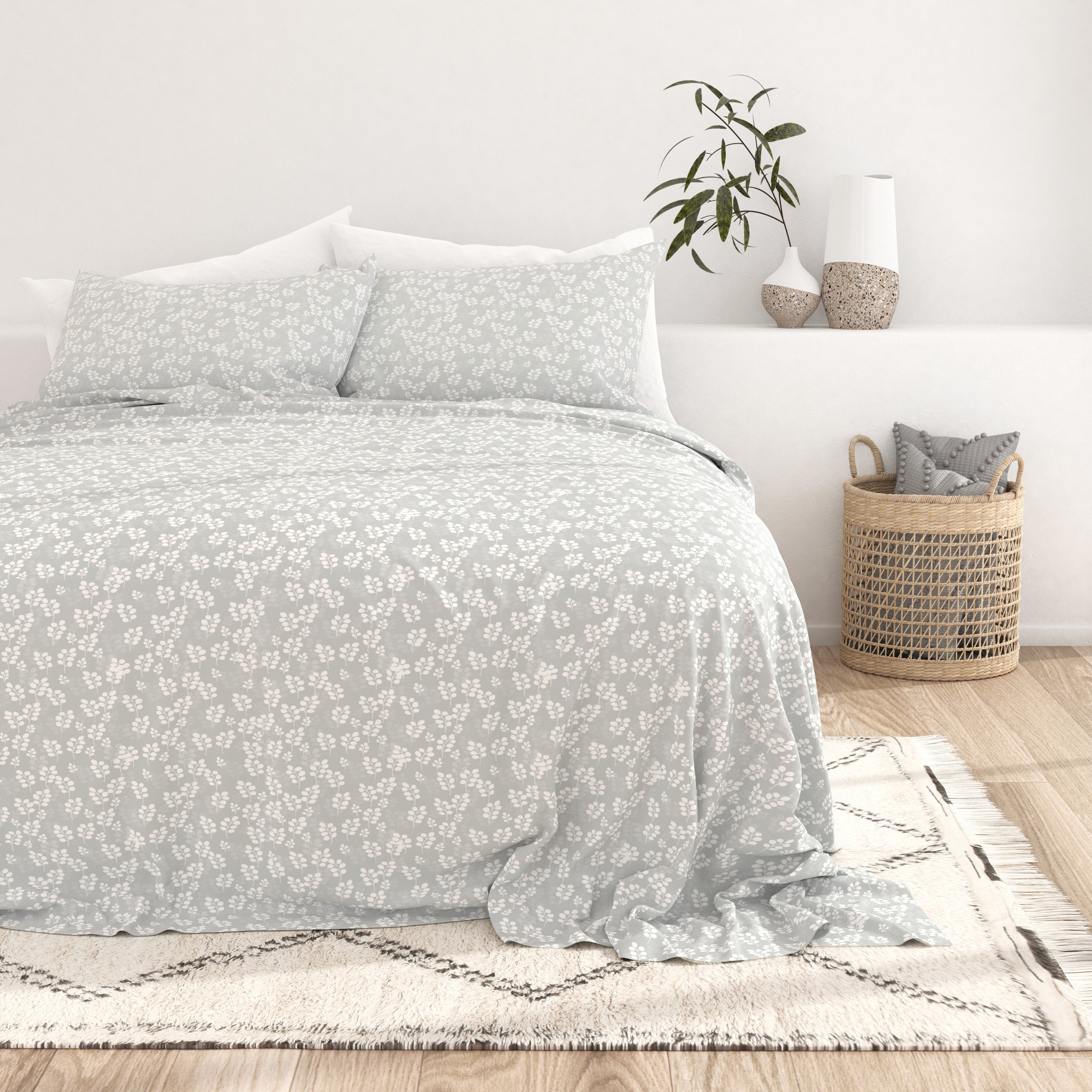 Wheatfield Pattern 4-Piece Sheet Set - Sale