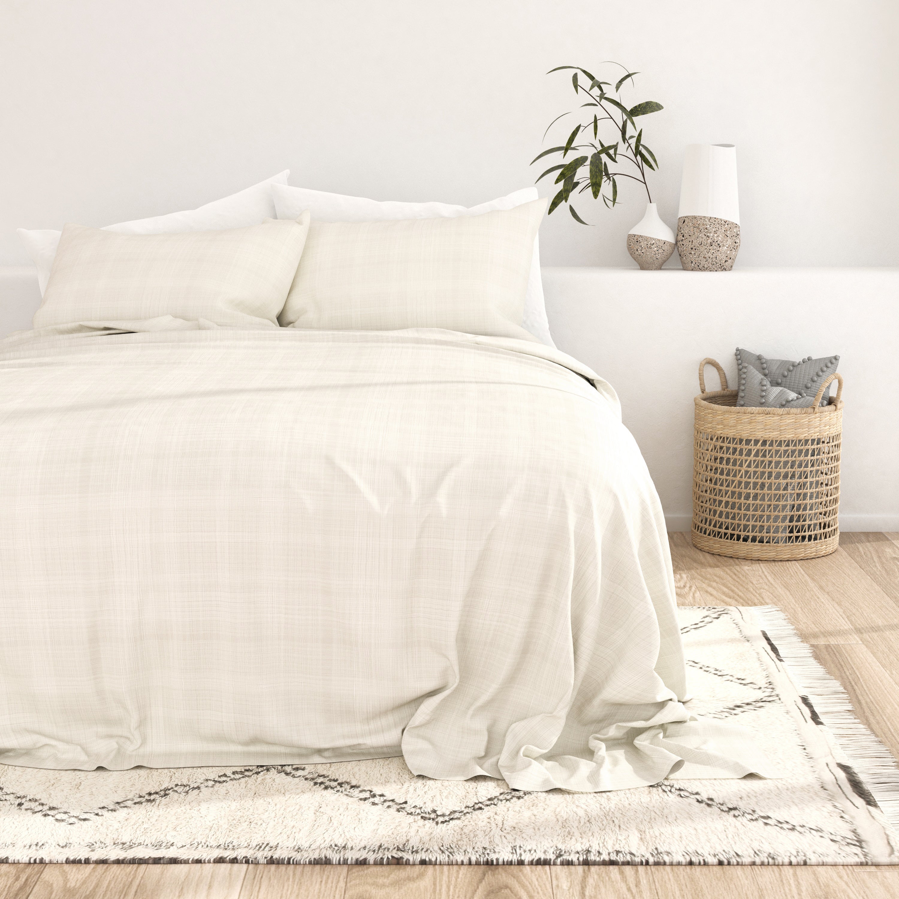 Thatch Pattern 4-Piece Sheet Set - Sale