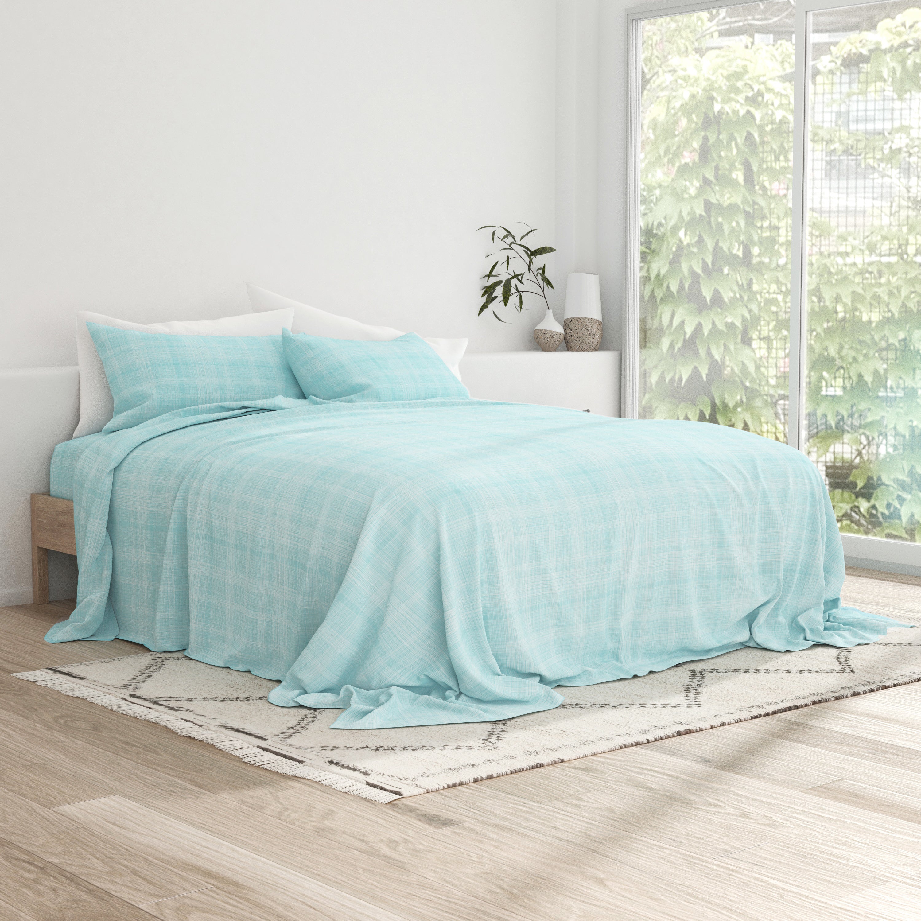 Thatch Pattern 4-Piece Sheet Set - Sale