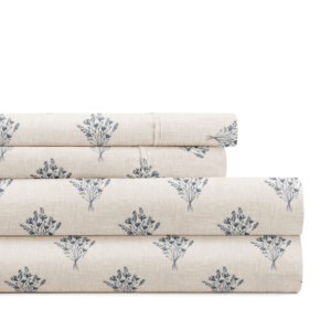 Floral Bouquet 4-Piece Pattern Sheet Set - Sale