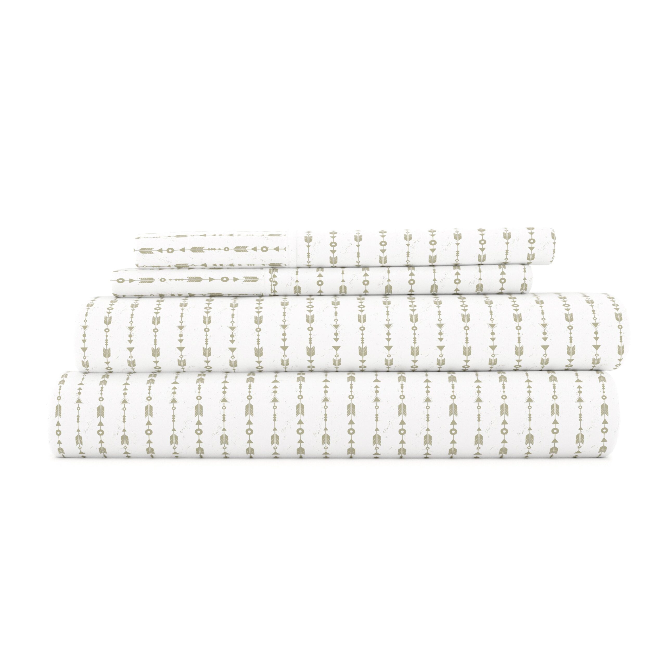 Beaded Arrows Pattern 4-Piece Sheet Set - Sale