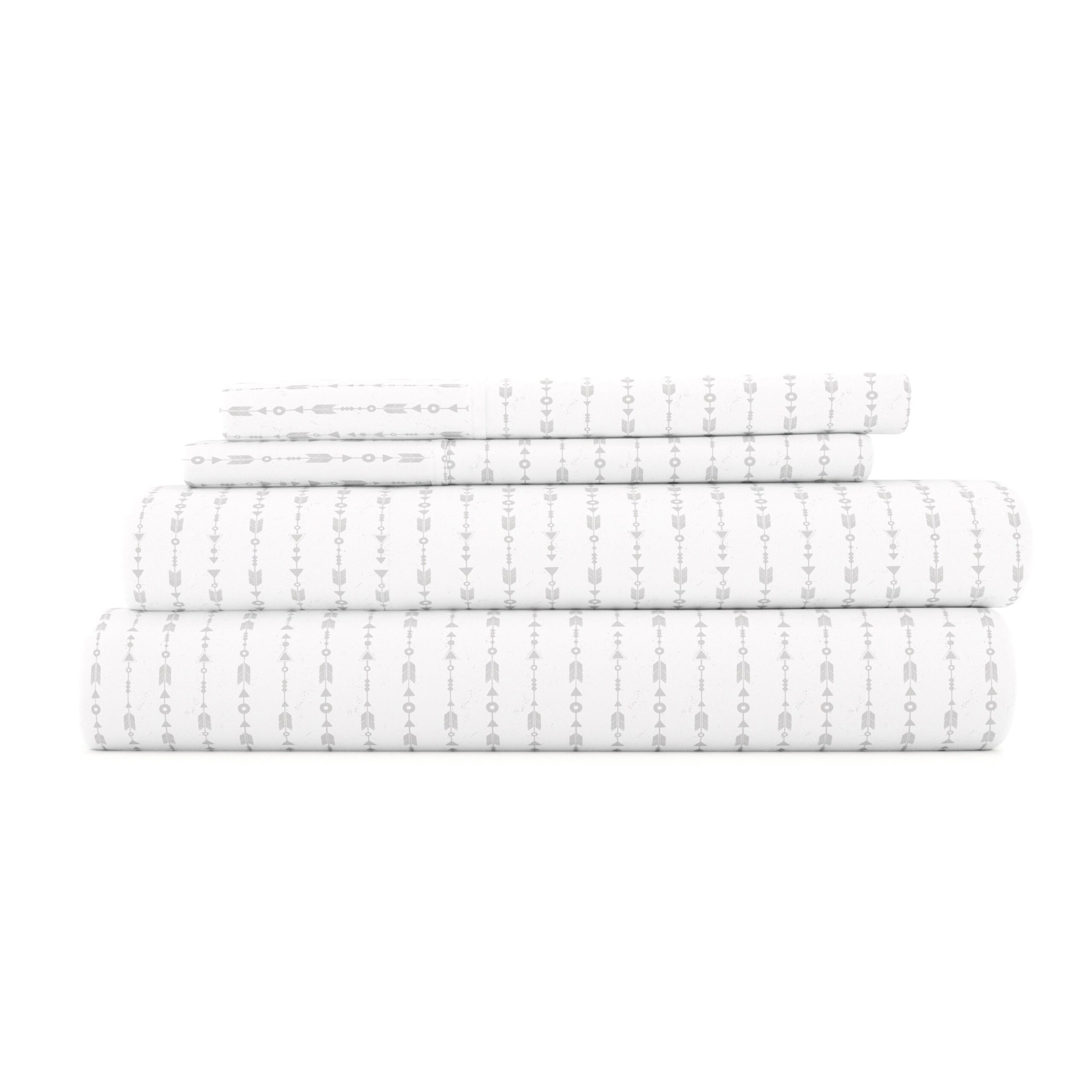 Beaded Arrows Pattern 4-Piece Sheet Set - Sale