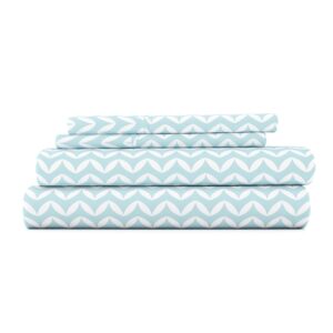 Puffed Chevron Pattern 4-Piece Sheet Set - Sale