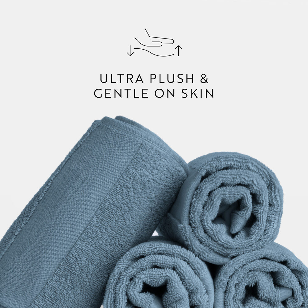 Ultra Soft 100% Cotton 4-Piece Hand Towel Set (Sale)
