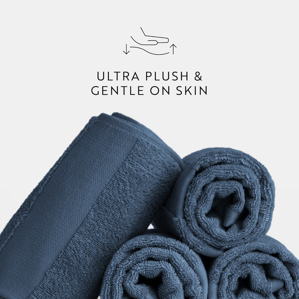 Ultra Soft 100% Cotton 4-Piece Hand Towel Set (Sale)