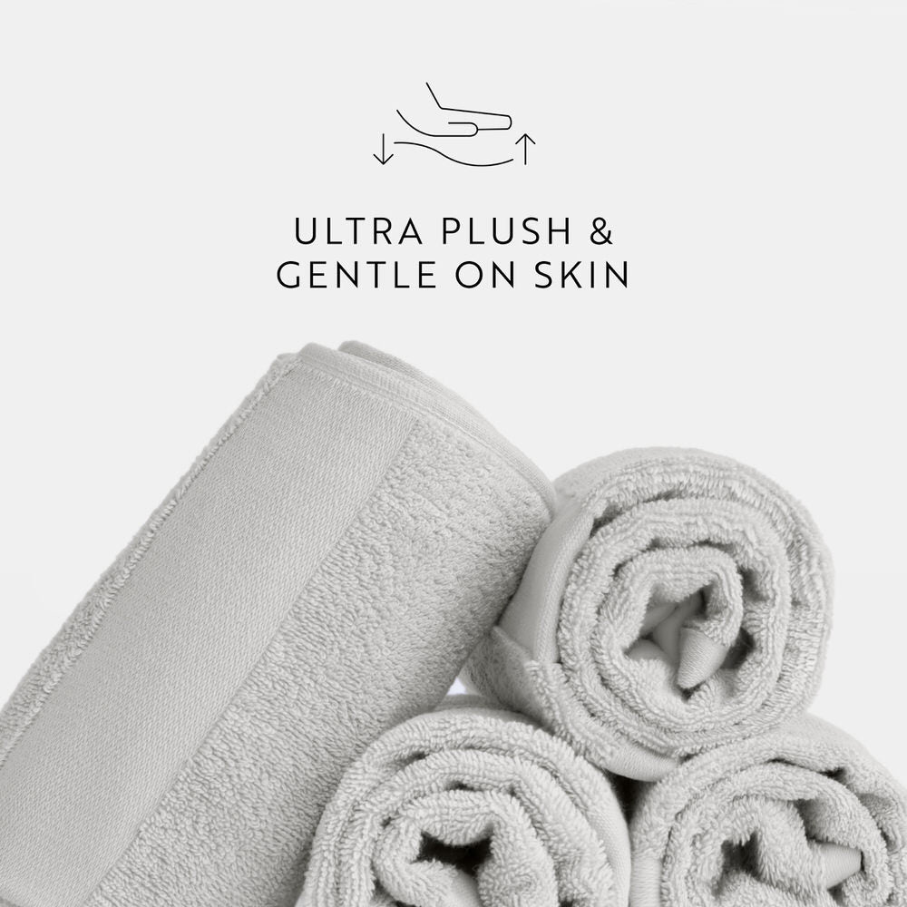 Ultra Soft 100% Cotton 4-Piece Hand Towel Set (Sale)