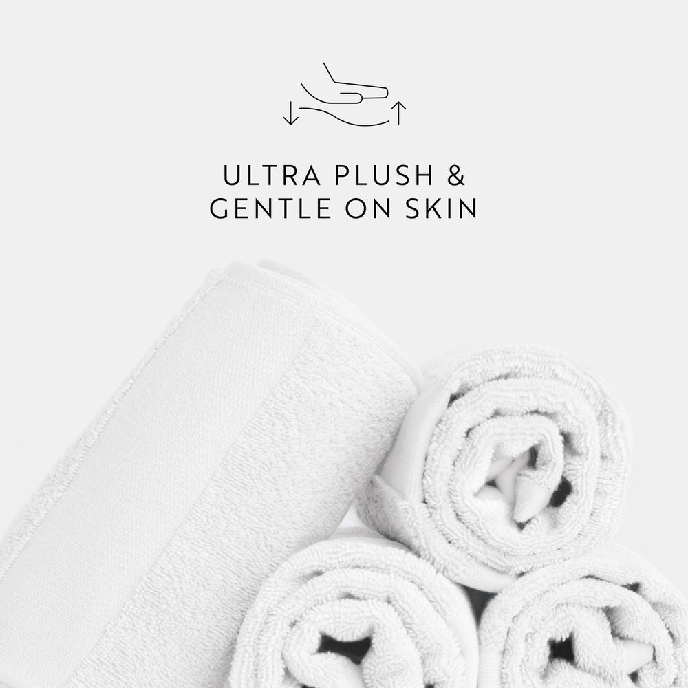 Ultra Soft 100% Cotton 4-Piece Hand Towel Set (Sale)