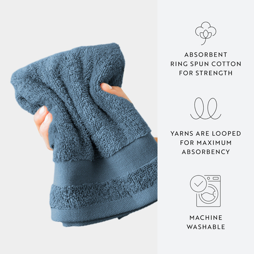 Ultra Soft 100% Cotton 4-Piece Hand Towel Set (Sale)