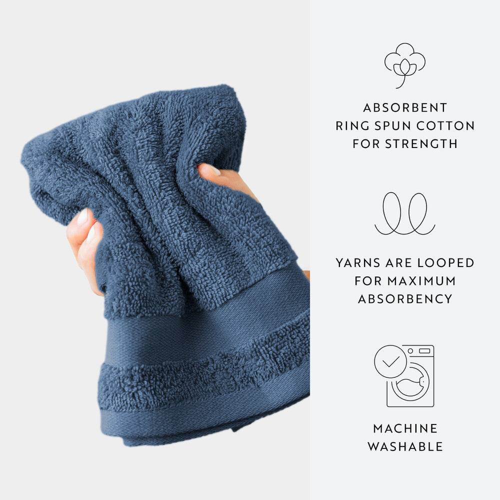Ultra Soft 100% Cotton 4-Piece Hand Towel Set (Sale)