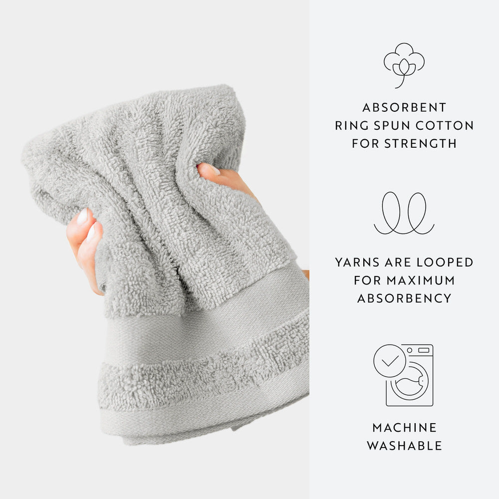 Ultra Soft 100% Cotton 4-Piece Hand Towel Set (Sale)