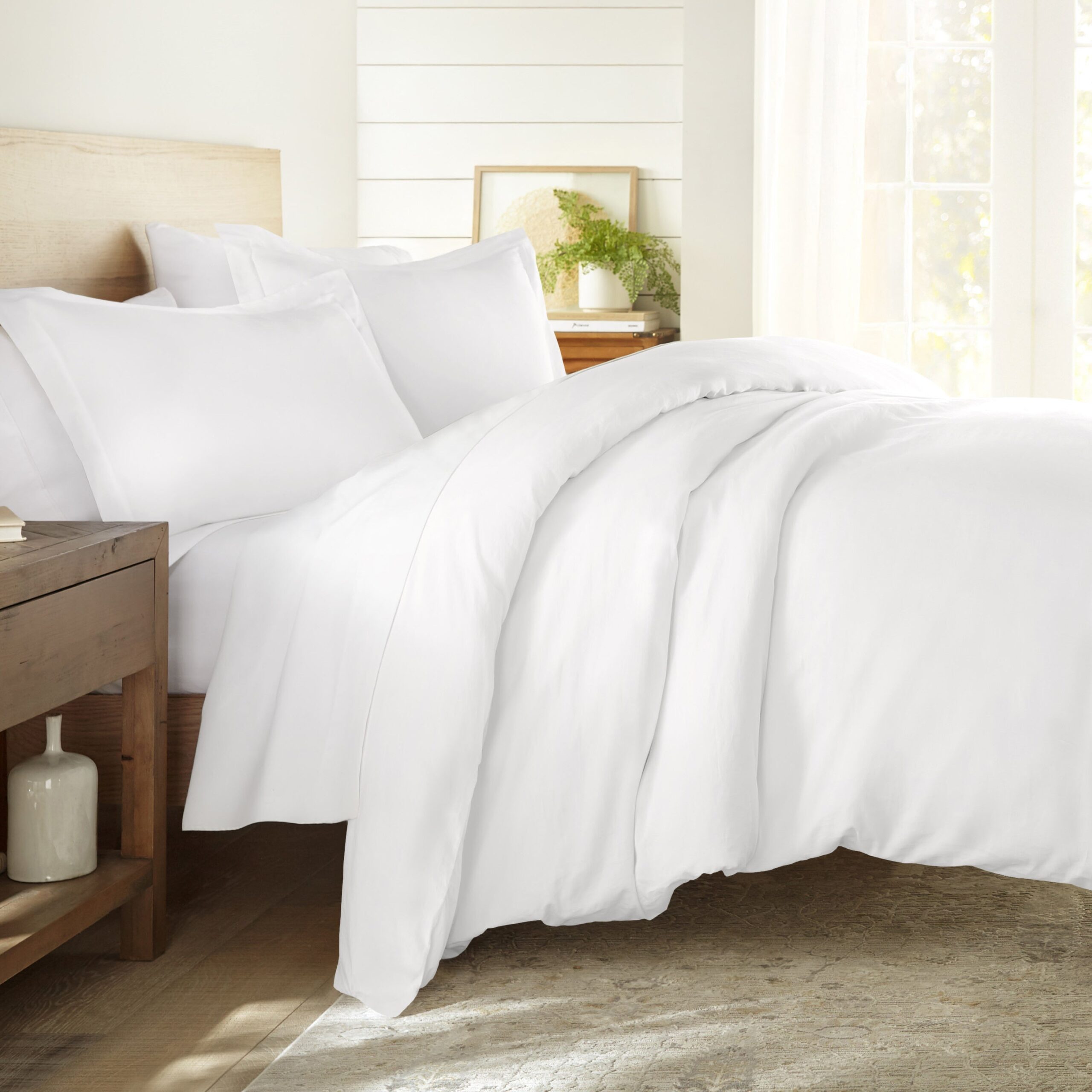 100% Long Staple Cotton 3-Piece Duvet Cover Set (Sale)