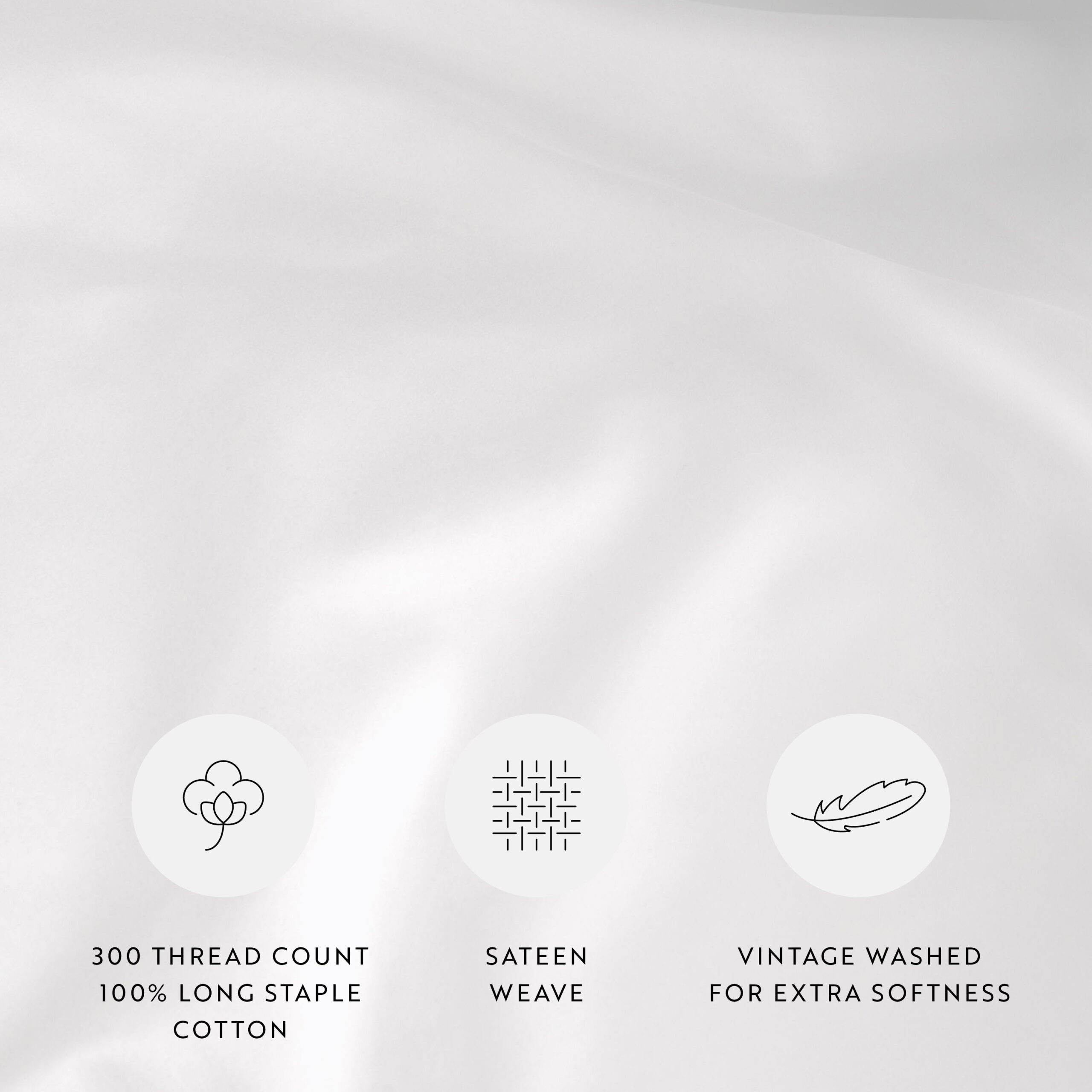 100% Long Staple Cotton 3-Piece Duvet Cover Set (Sale)