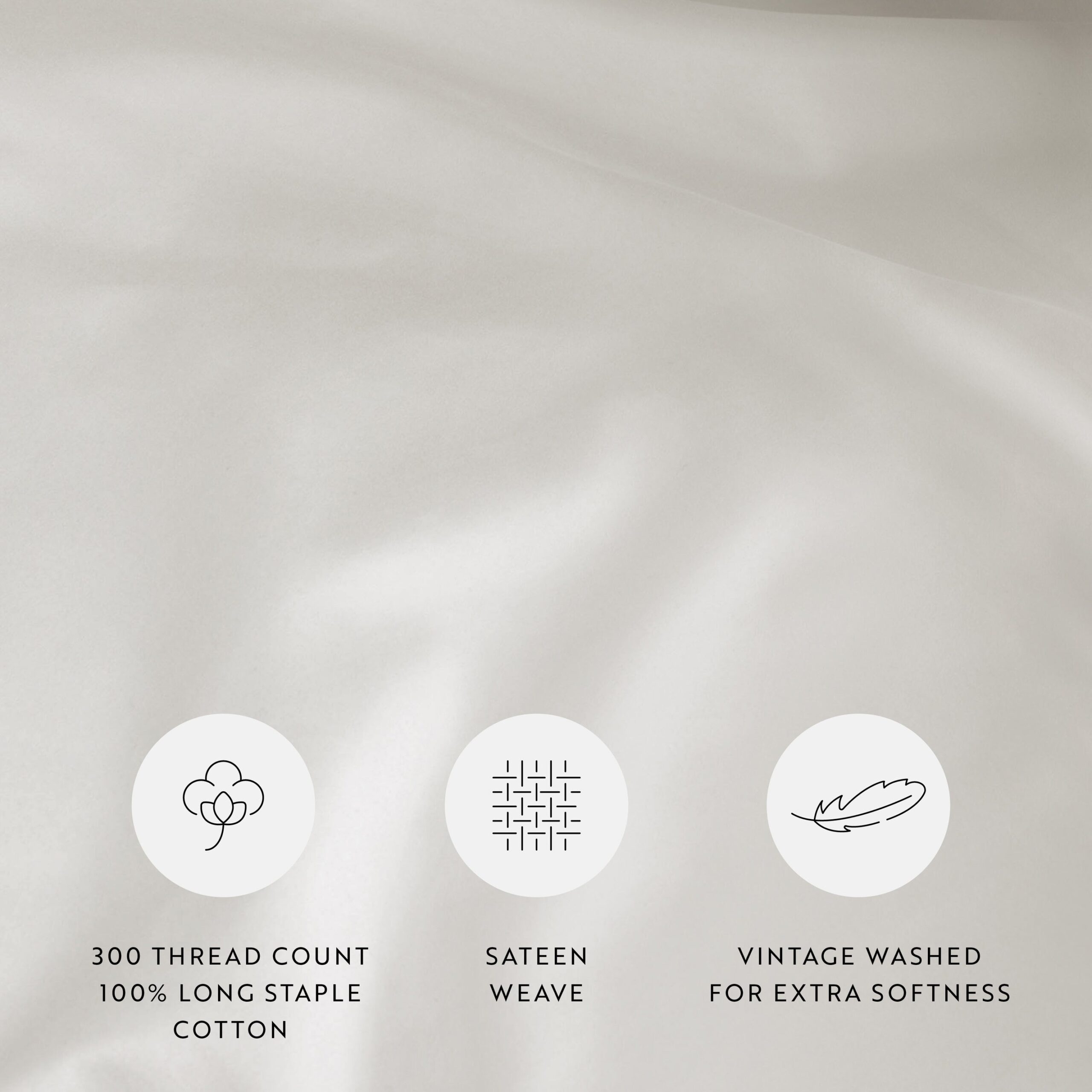 100% Long Staple Cotton 3-Piece Duvet Cover Set (Sale)