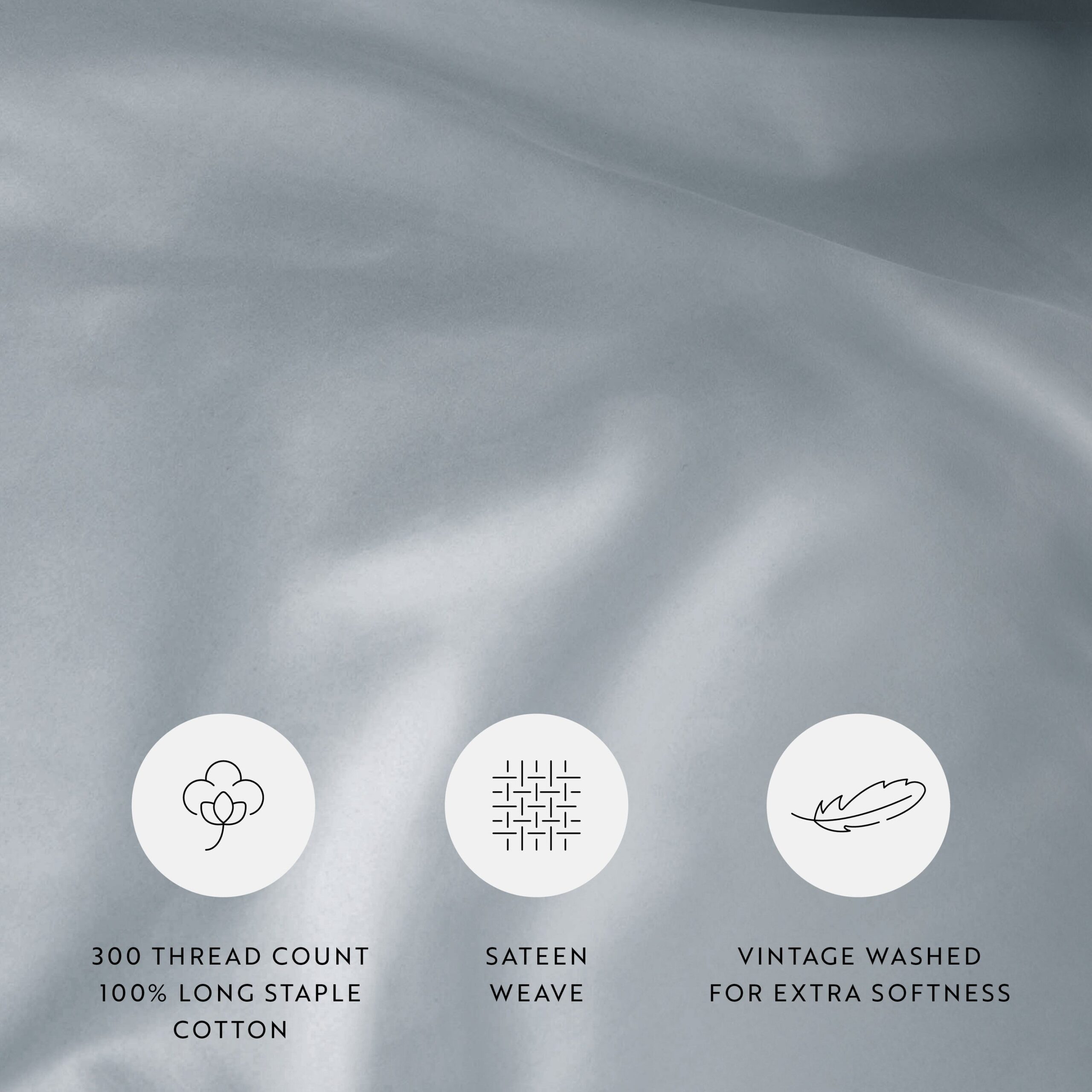 100% Long Staple Cotton 3-Piece Duvet Cover Set (Sale)