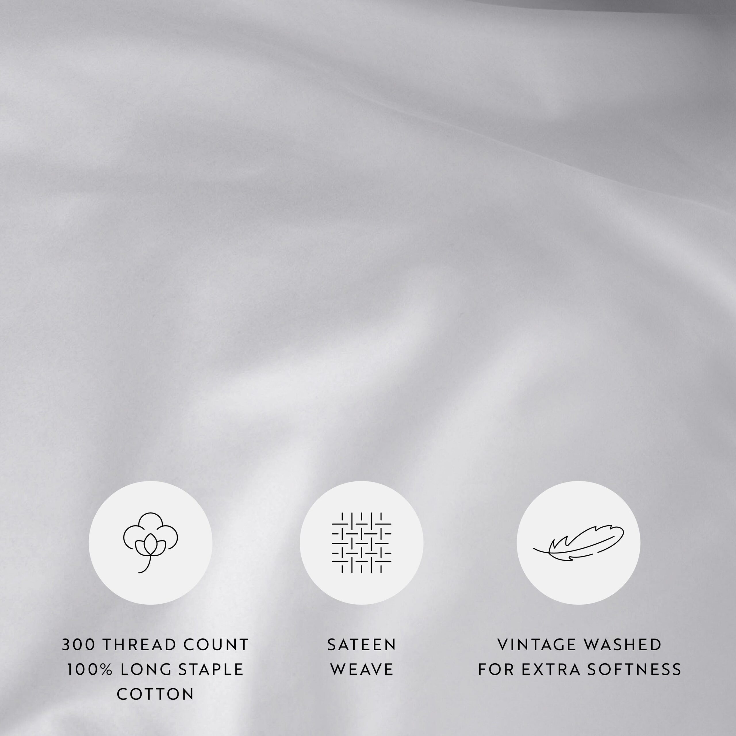 100% Long Staple Cotton 3-Piece Duvet Cover Set (Sale)