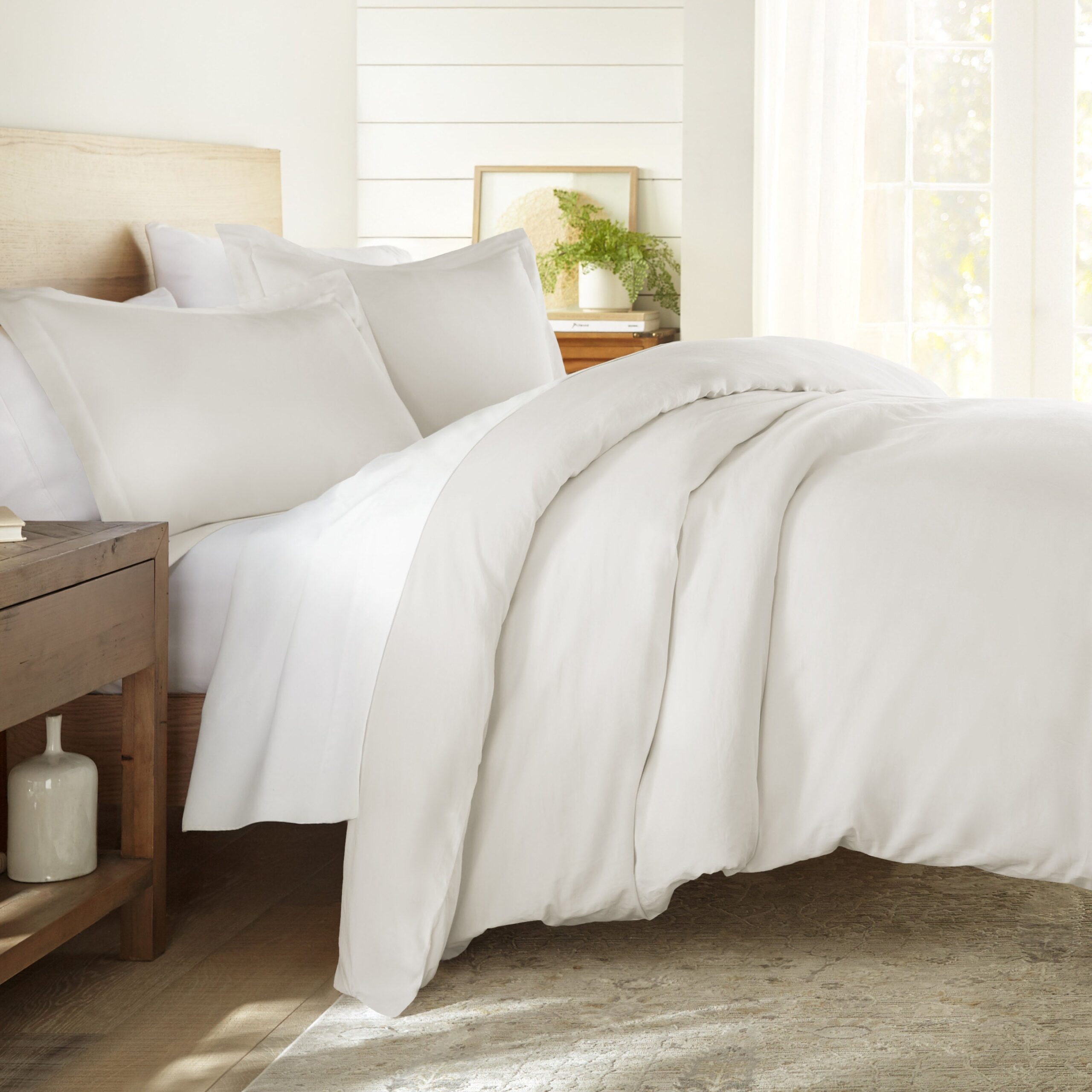 100% Long Staple Cotton 3-Piece Duvet Cover Set (Sale)