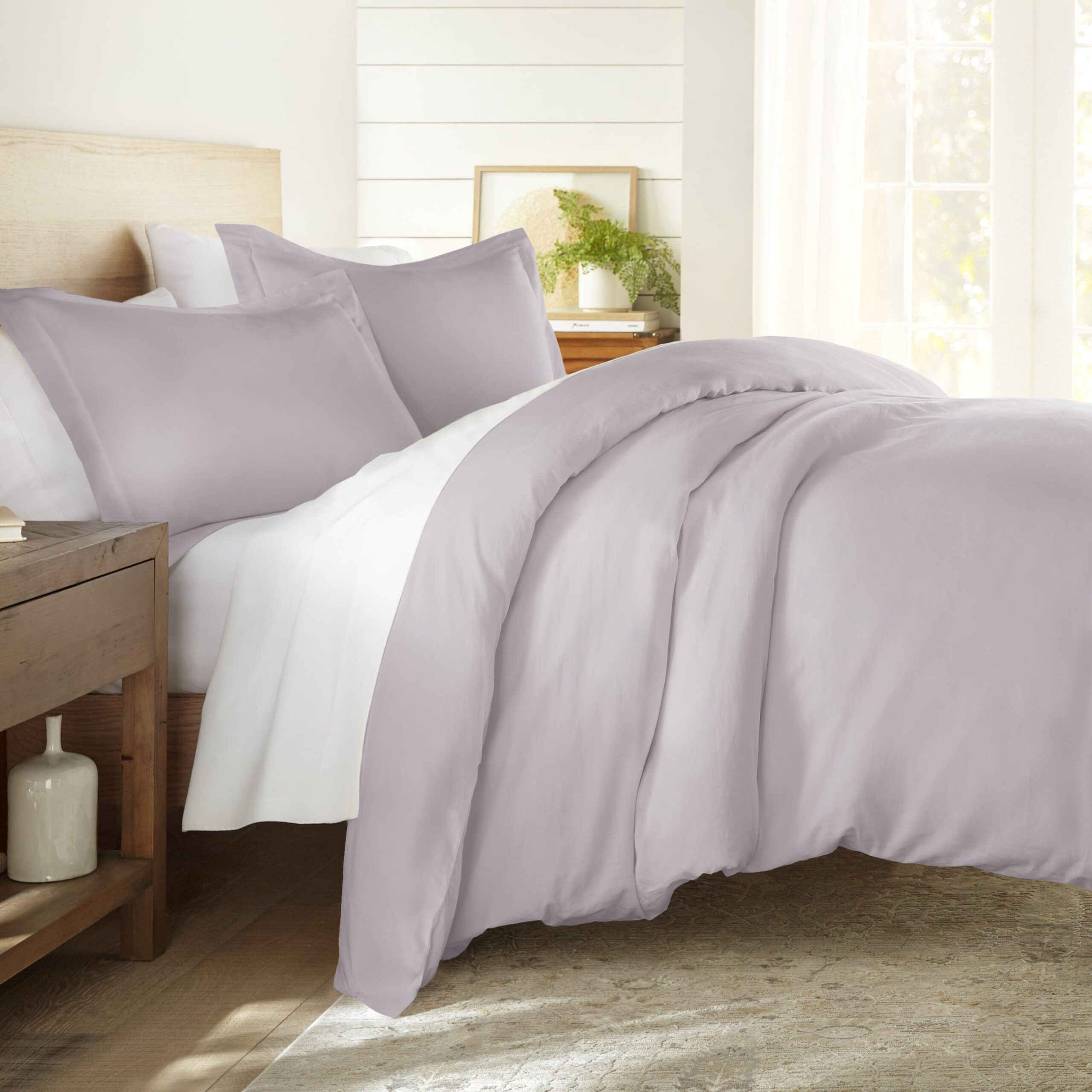 100% Long Staple Cotton 3-Piece Duvet Cover Set (Sale)