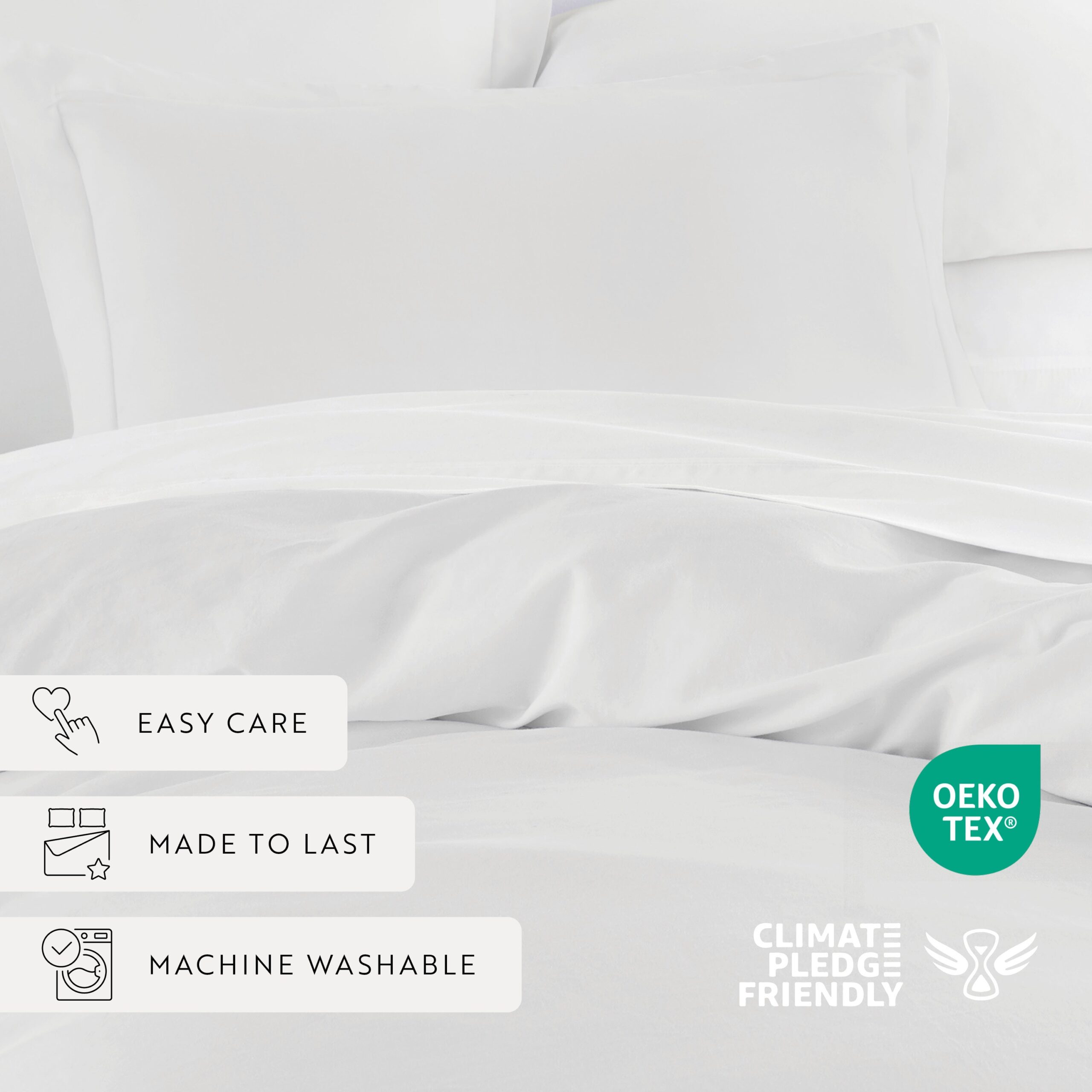 100% Long Staple Cotton 3-Piece Duvet Cover Set (Sale)