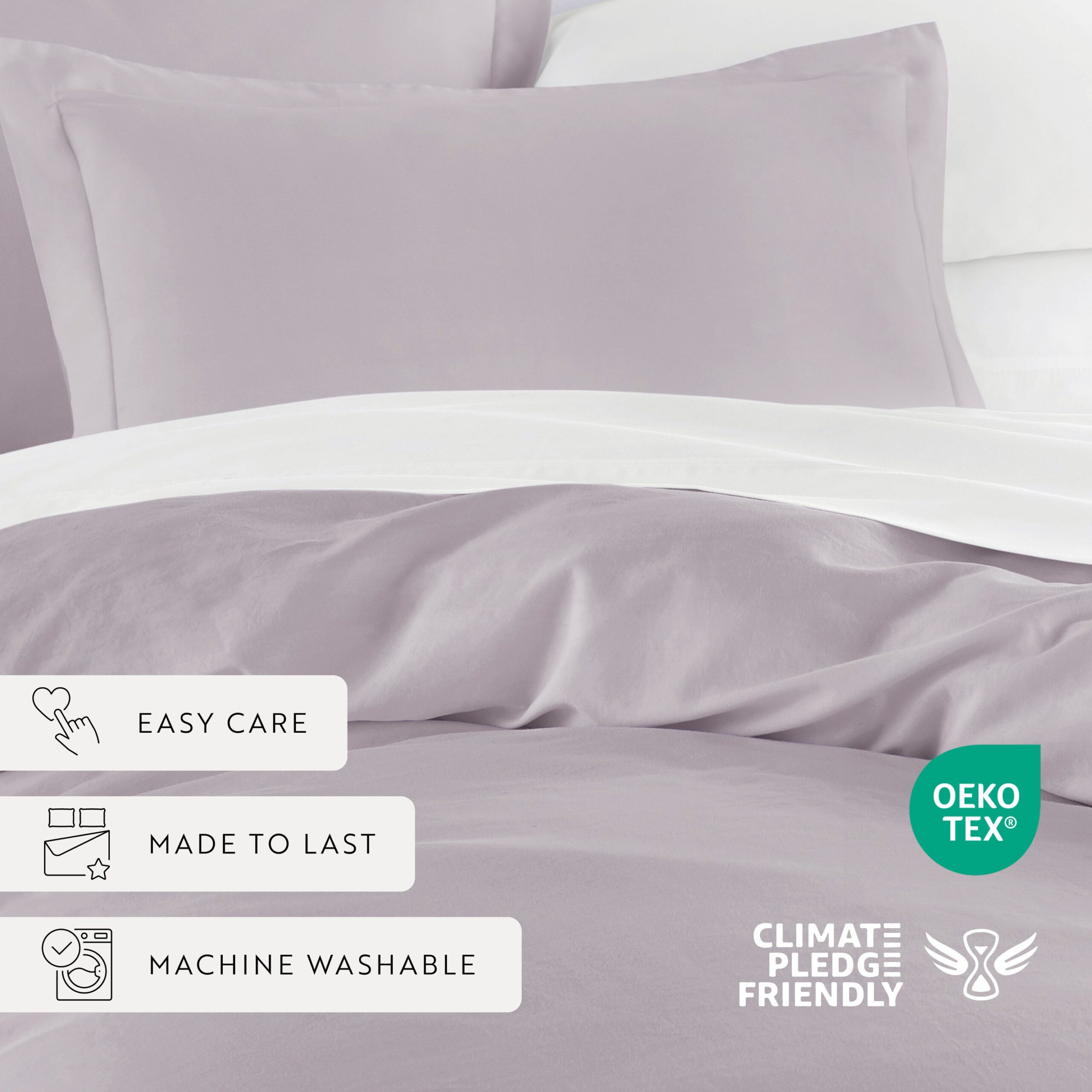 100% Long Staple Cotton 3-Piece Duvet Cover Set (Sale)