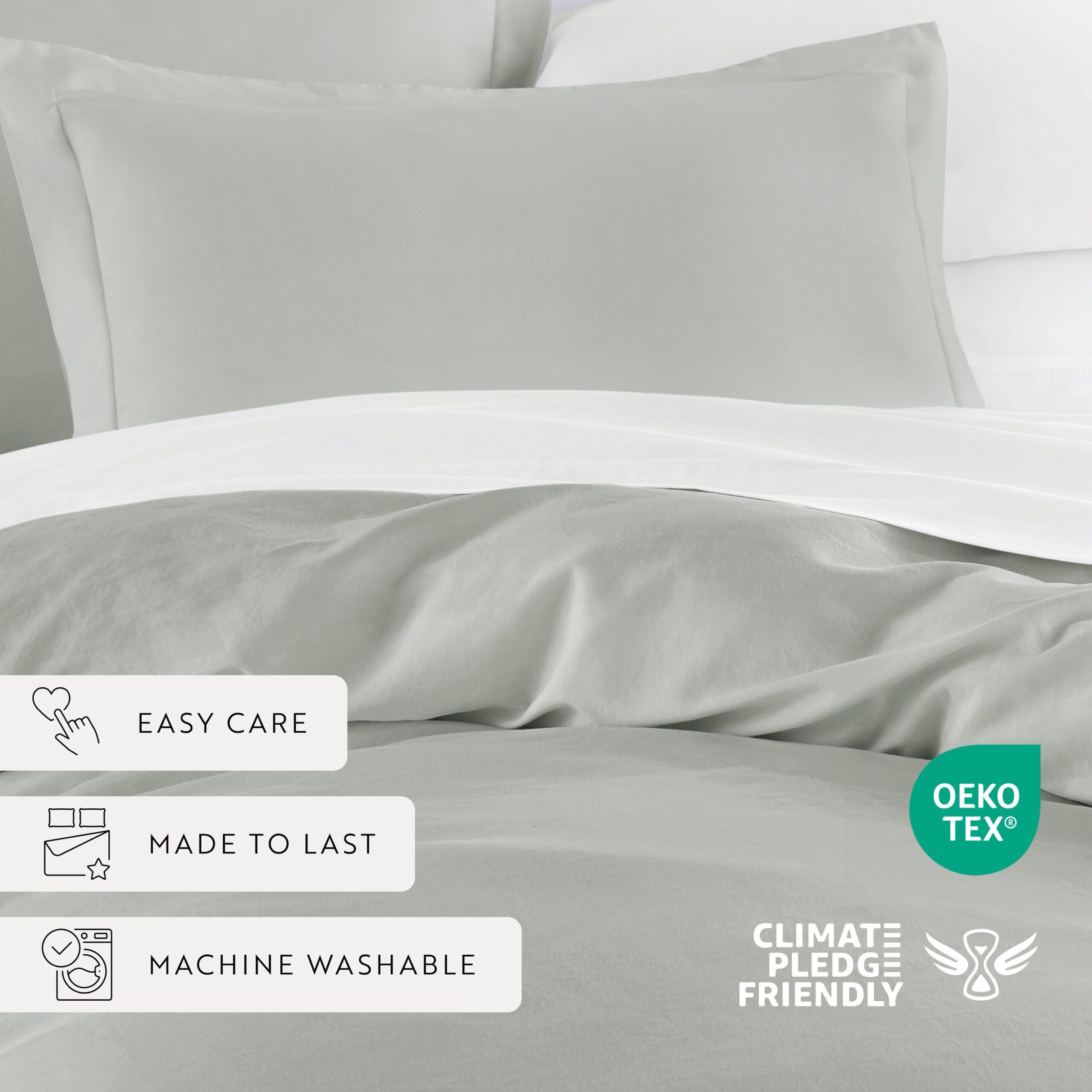 100% Long Staple Cotton 3-Piece Duvet Cover Set (Sale)
