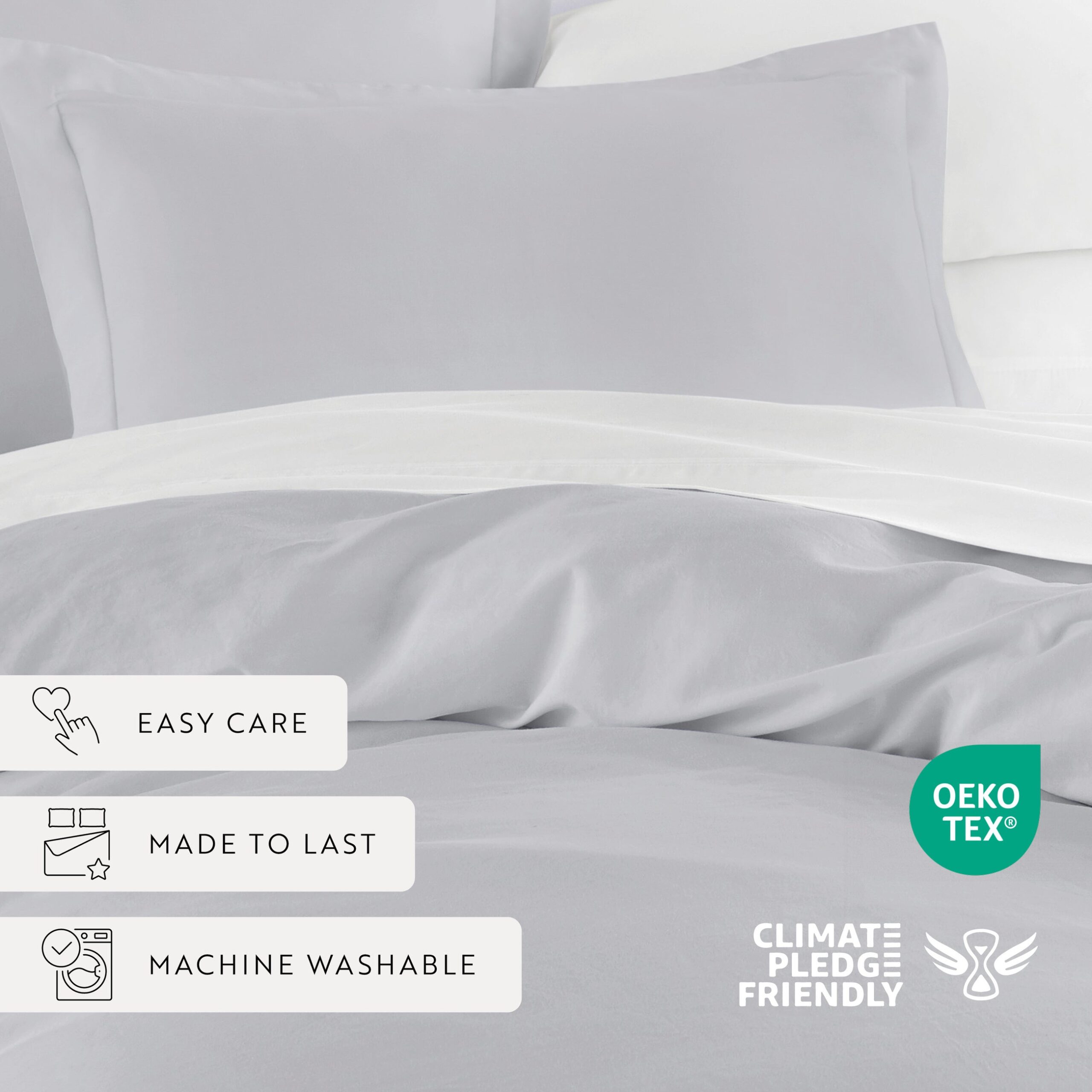 100% Long Staple Cotton 3-Piece Duvet Cover Set (Sale)