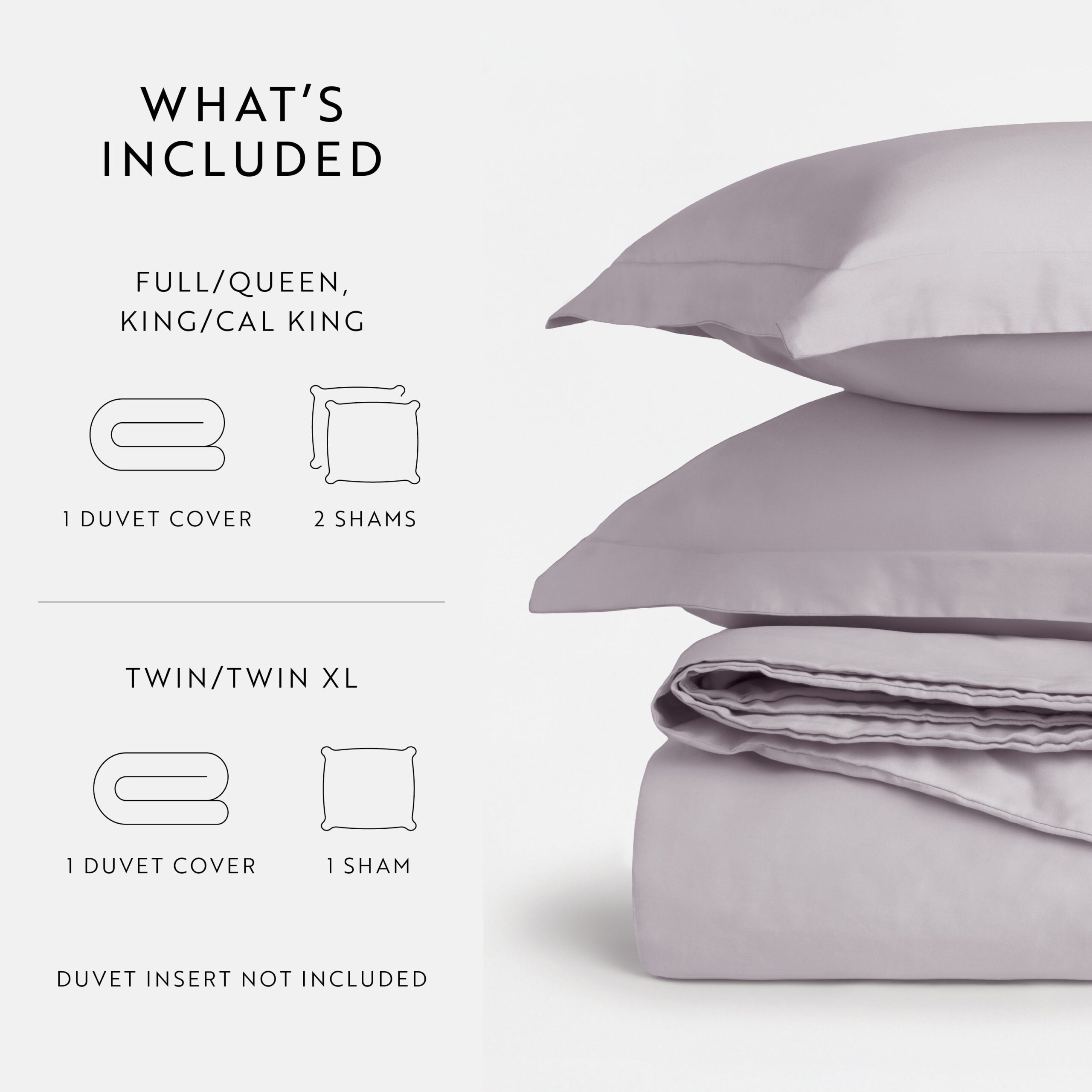 100% Long Staple Cotton 3-Piece Duvet Cover Set (Sale)