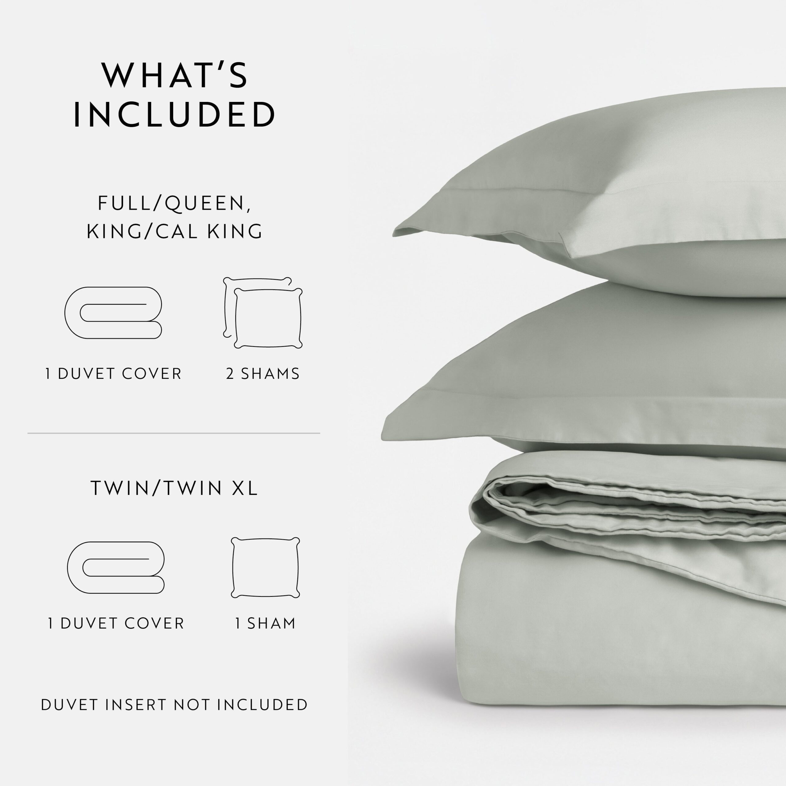 100% Long Staple Cotton 3-Piece Duvet Cover Set (Sale)