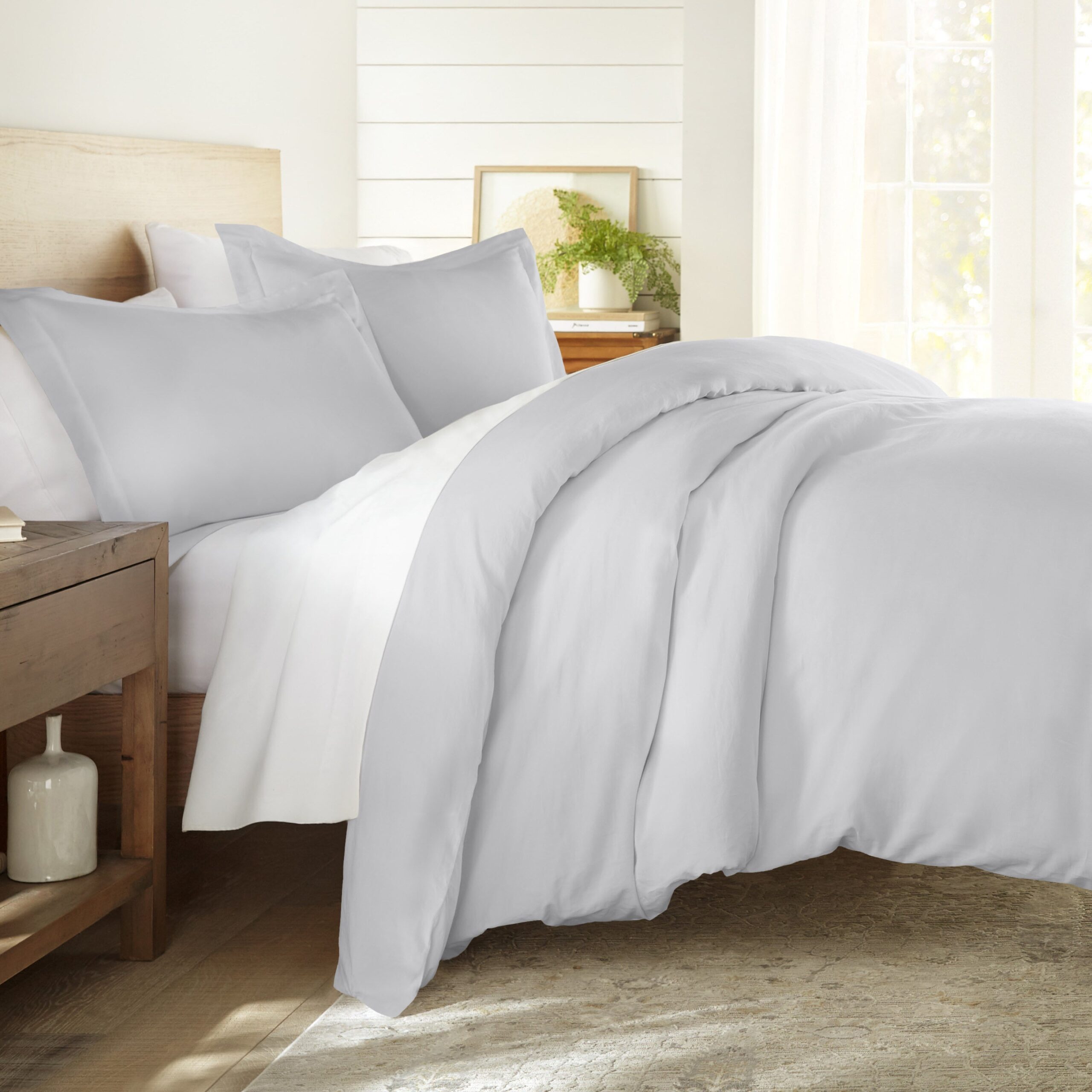100% Long Staple Cotton 3-Piece Duvet Cover Set (Sale)