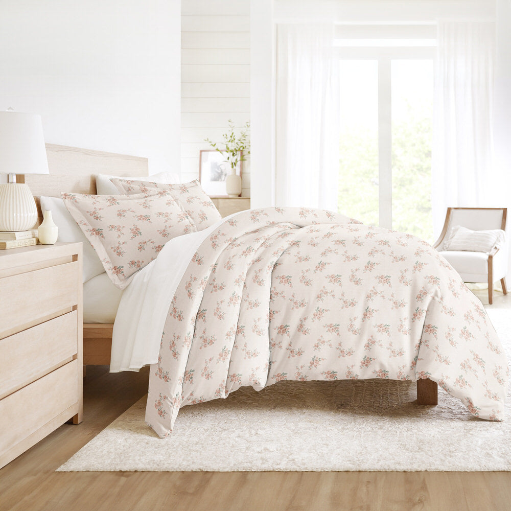 Apricot Pattern 3-Piece Duvet Cover Set (Sale)