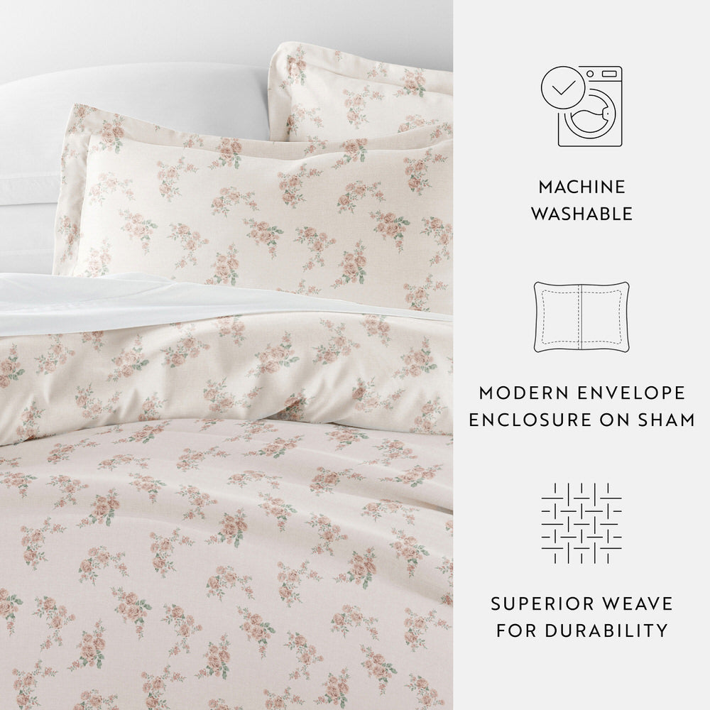 Apricot Pattern 3-Piece Duvet Cover Set (Sale)