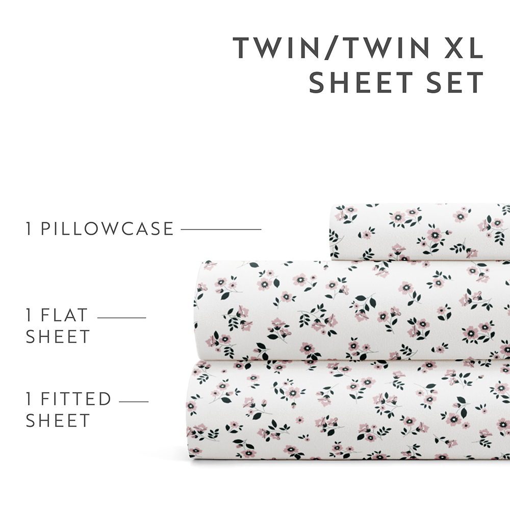 Ditsy Floral 4-Piece Pattern Sheet Set (Sale)