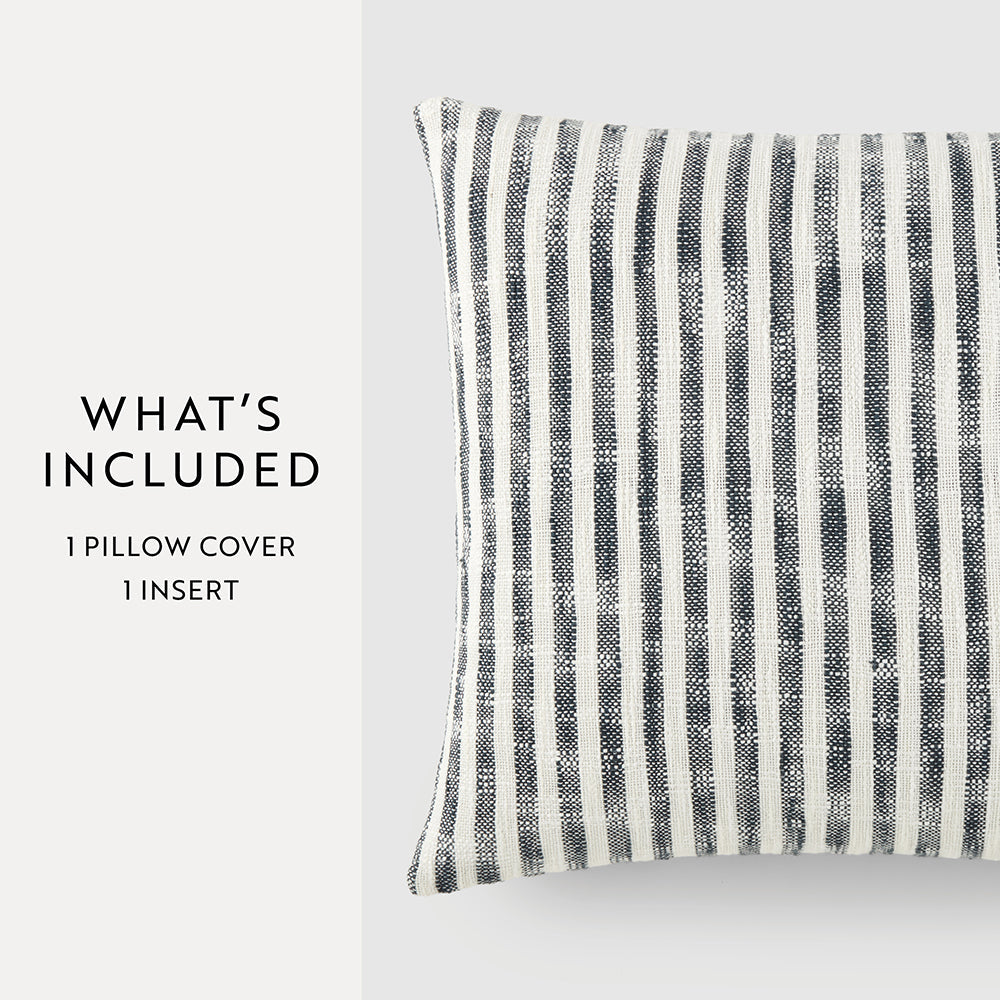 Yarn-Dyed Bengal Stripe Décor Throw Pillow (Sale)