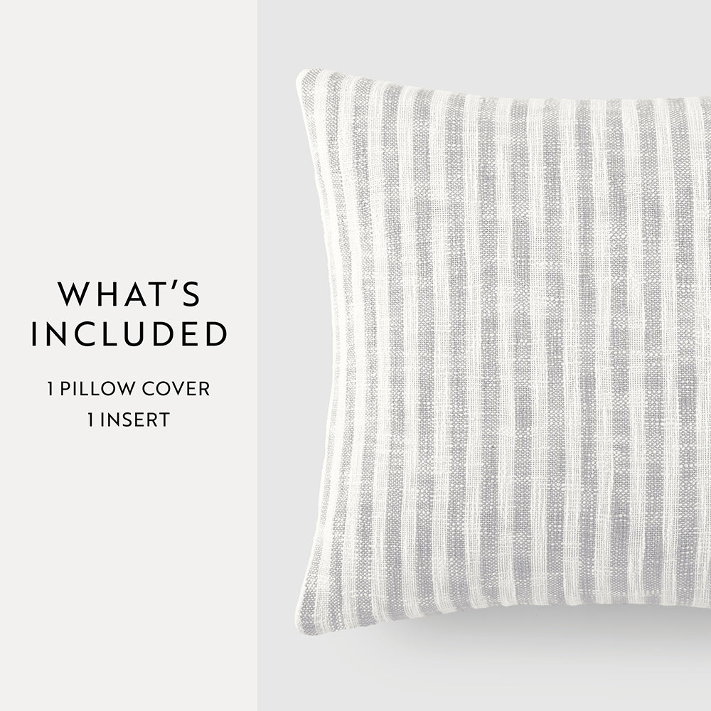 Yarn-Dyed Bengal Stripe Décor Throw Pillow (Sale)