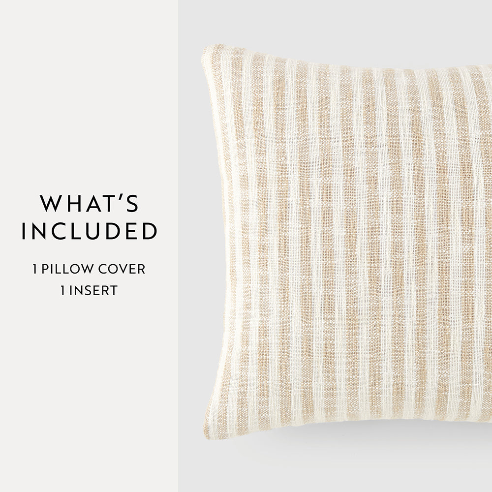 Yarn-Dyed Bengal Stripe Décor Throw Pillow (Sale)