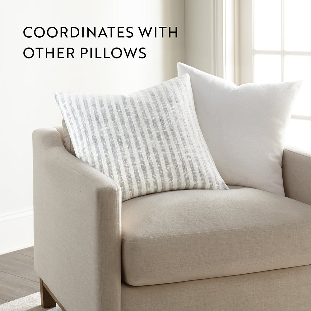 Yarn-Dyed Bengal Stripe Décor Throw Pillow (Sale)
