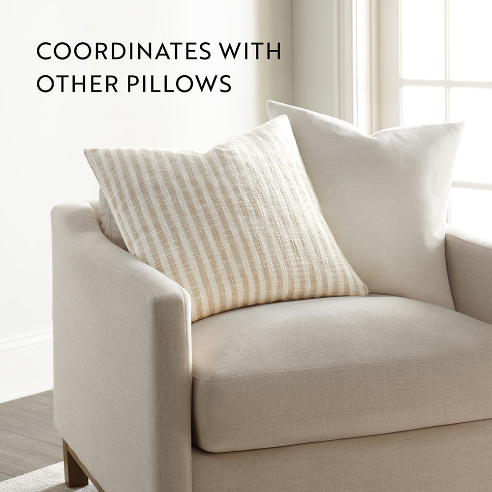Yarn-Dyed Bengal Stripe Décor Throw Pillow (Sale)